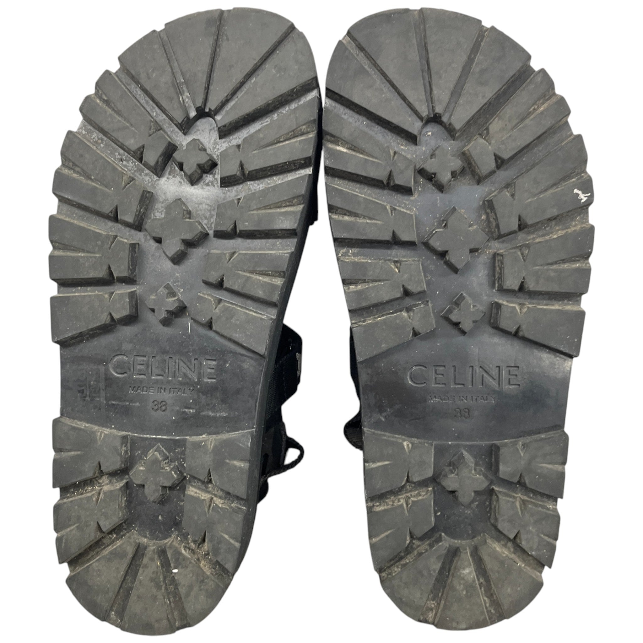 Women's Bulky Logo Sandals Black Size EU 38 / UK 5