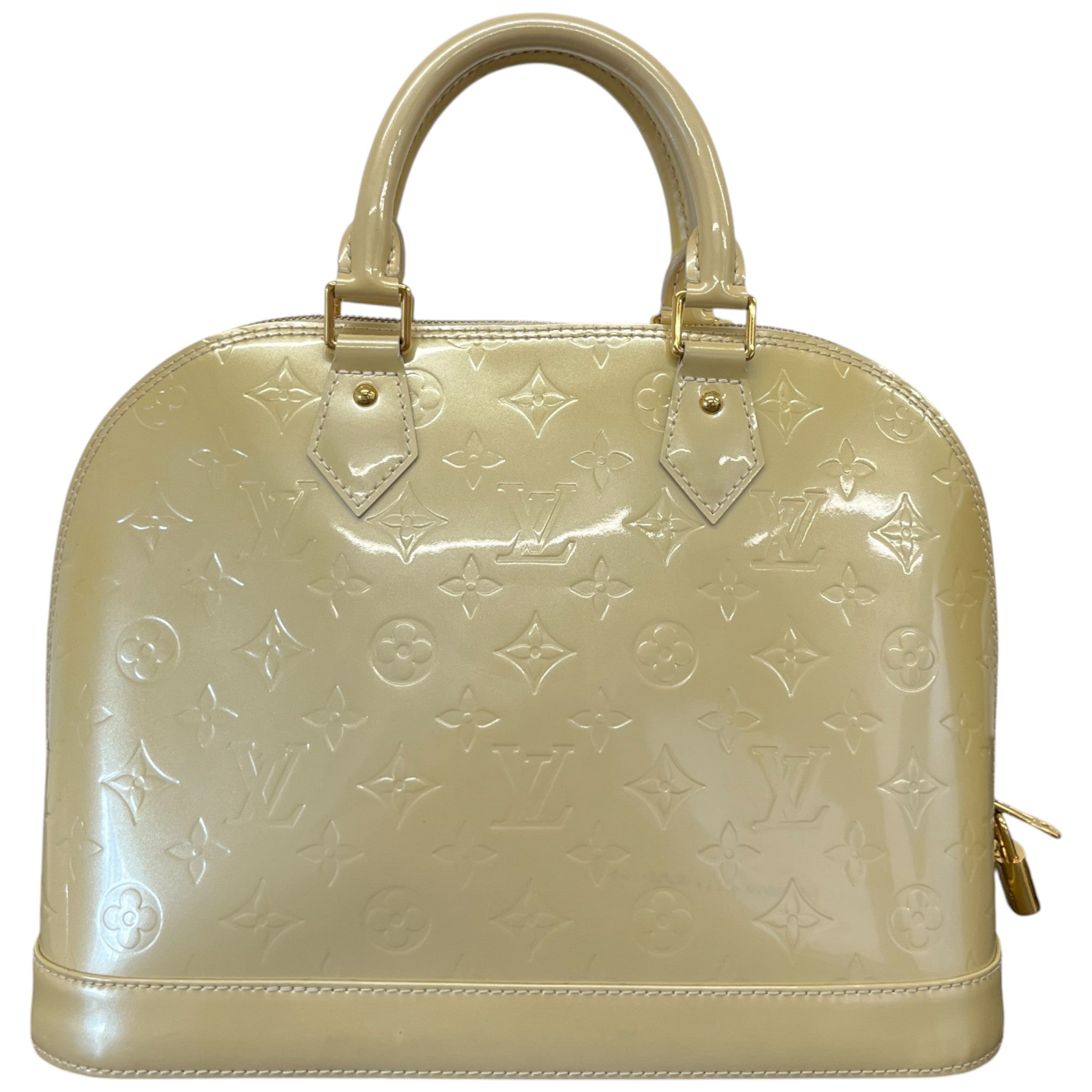 Women's Monogram Vernis Alma Pm Handbag Yellow