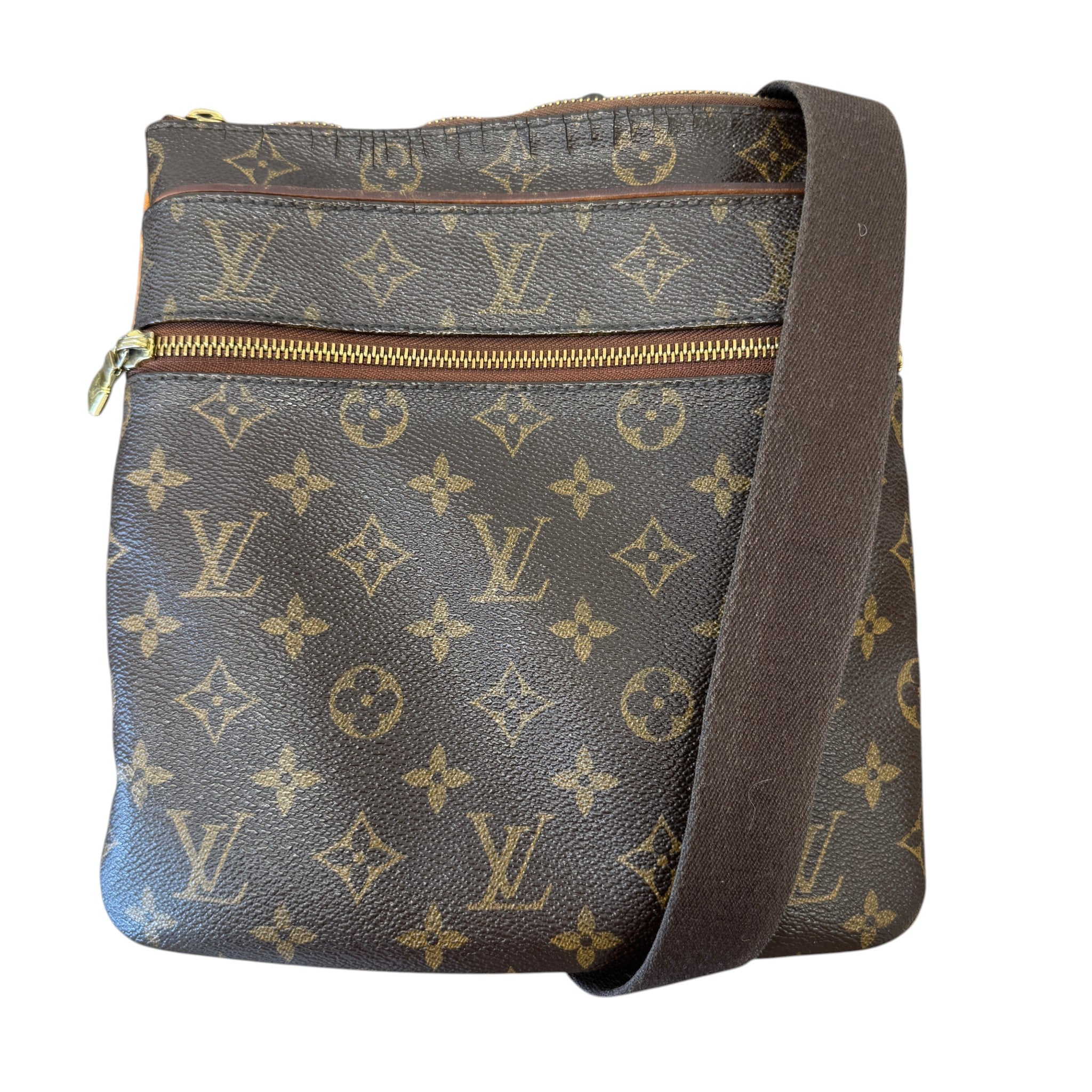 Men's Monogram Valmy Pochette Bag Brown