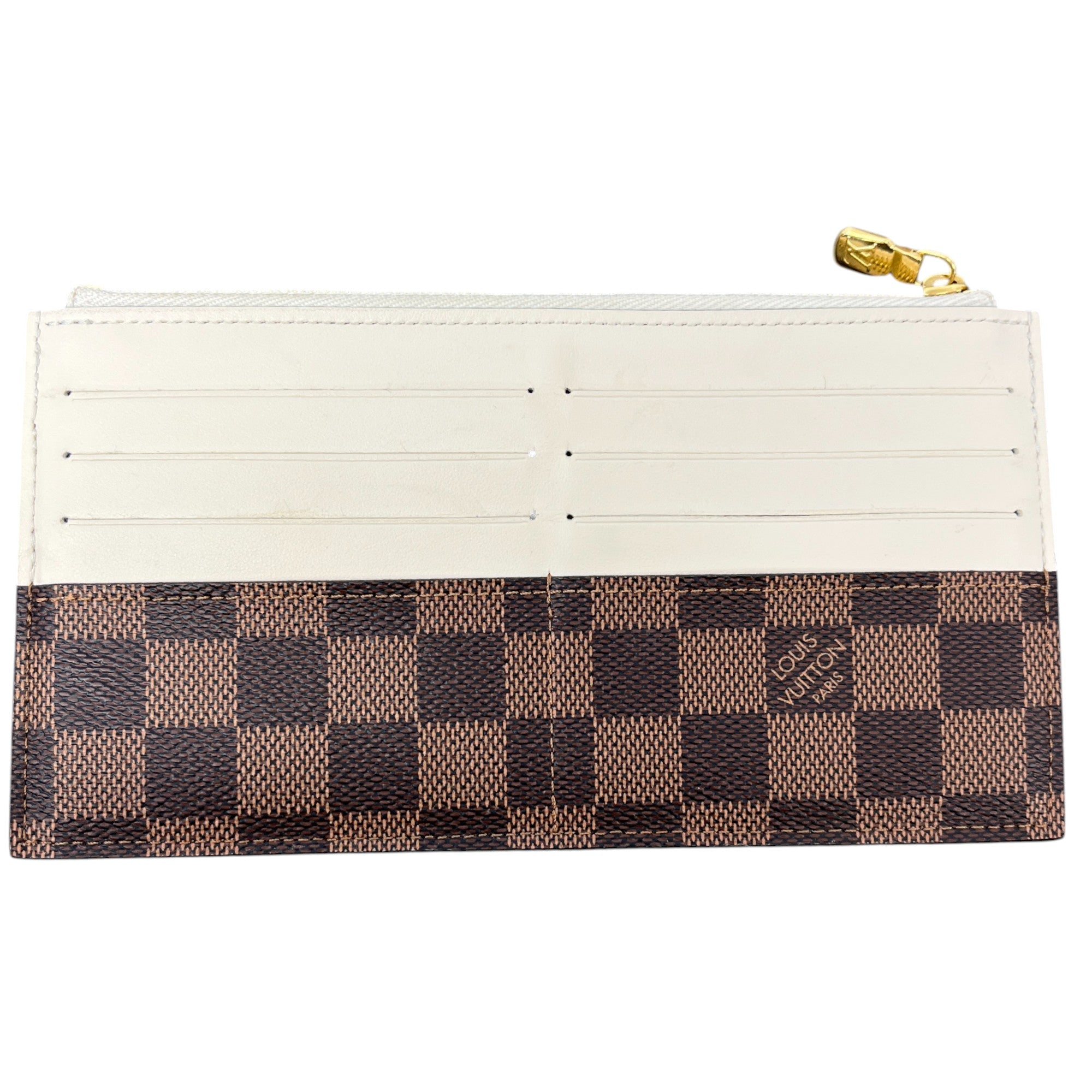 Women's Damier Slim Wallet Brown