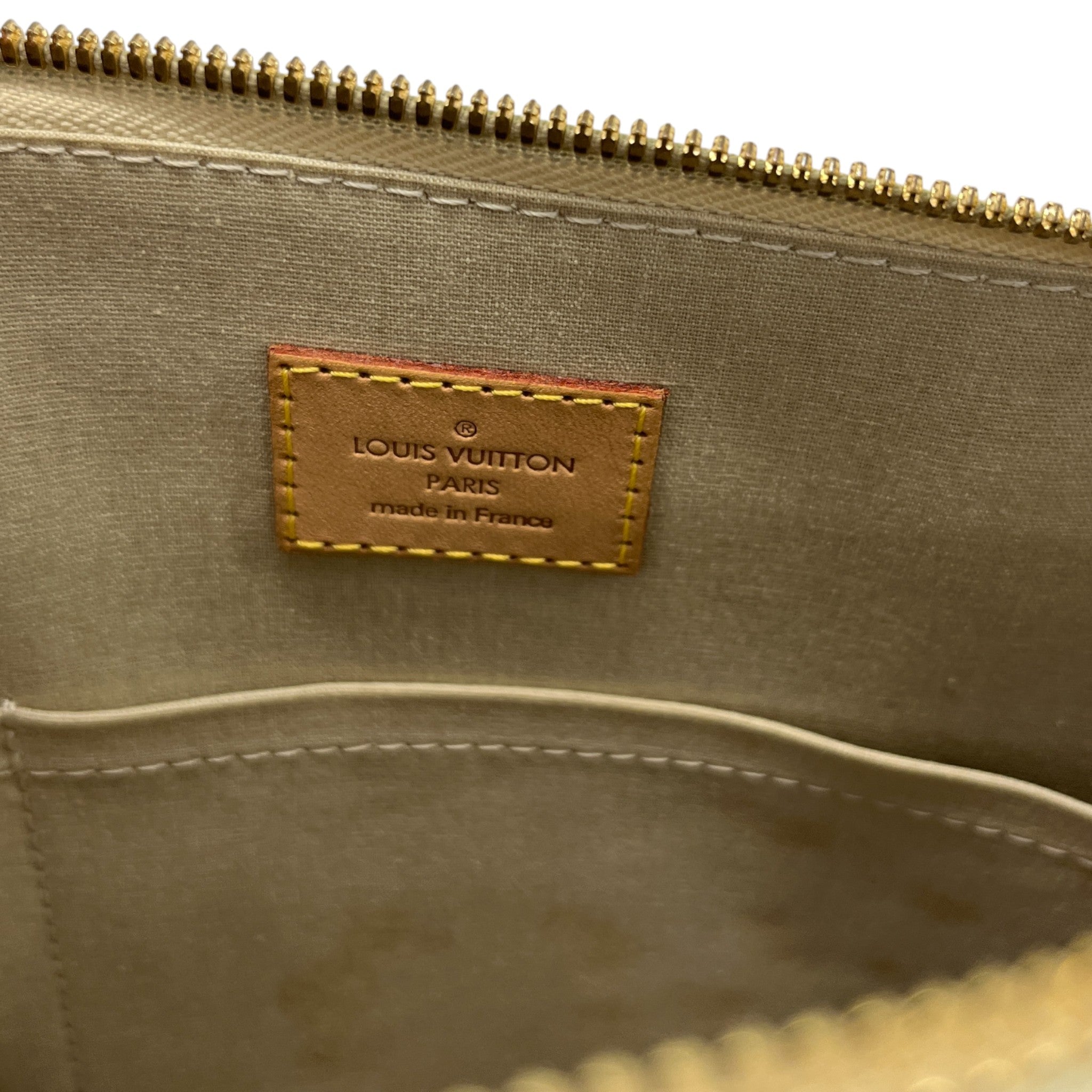 Women's Monogram Vernis Alma Pm Handbag Yellow