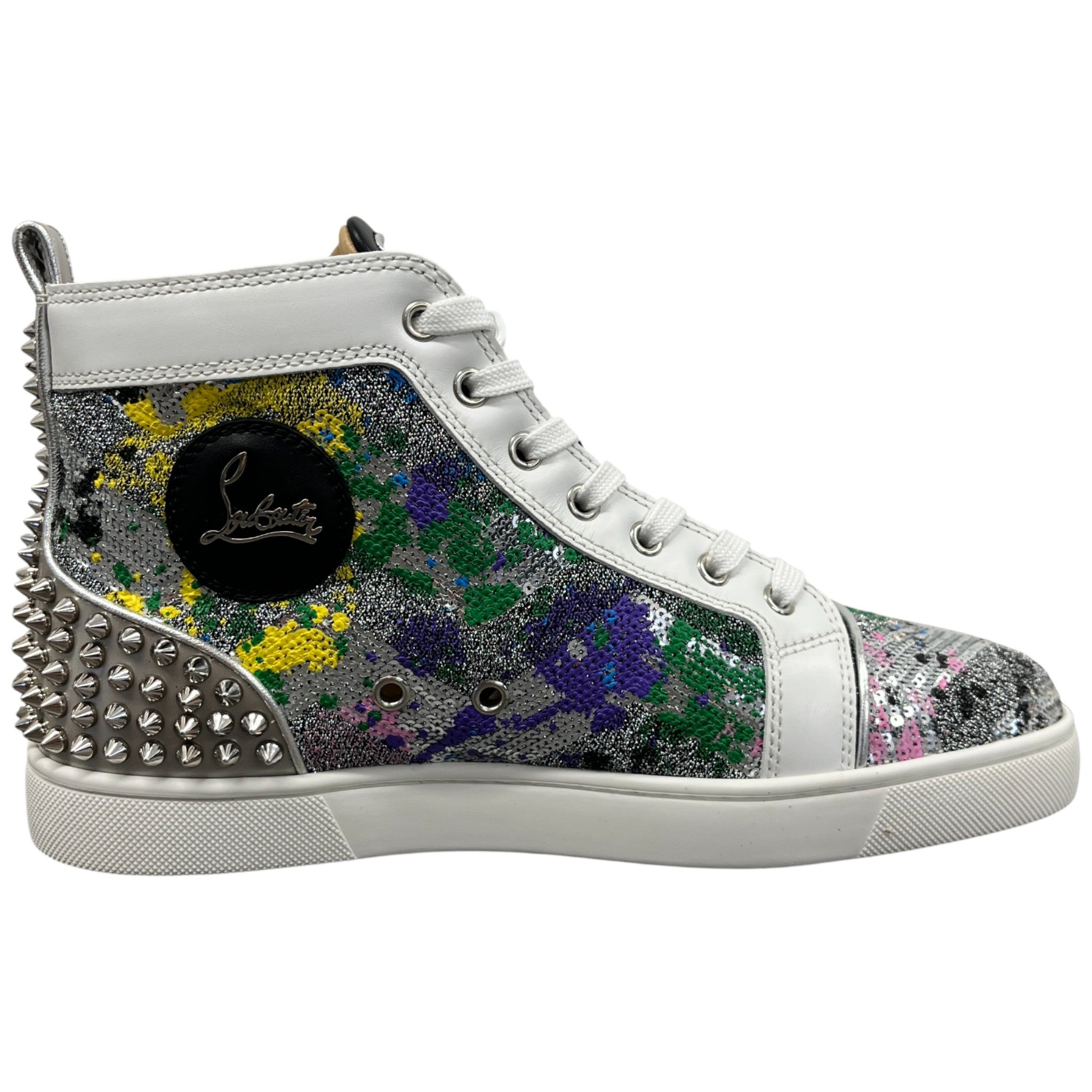 Men's Lou Spikes Flat Paill High Trainers Multi-Coloured Size EU 40.5 / UK 6.5