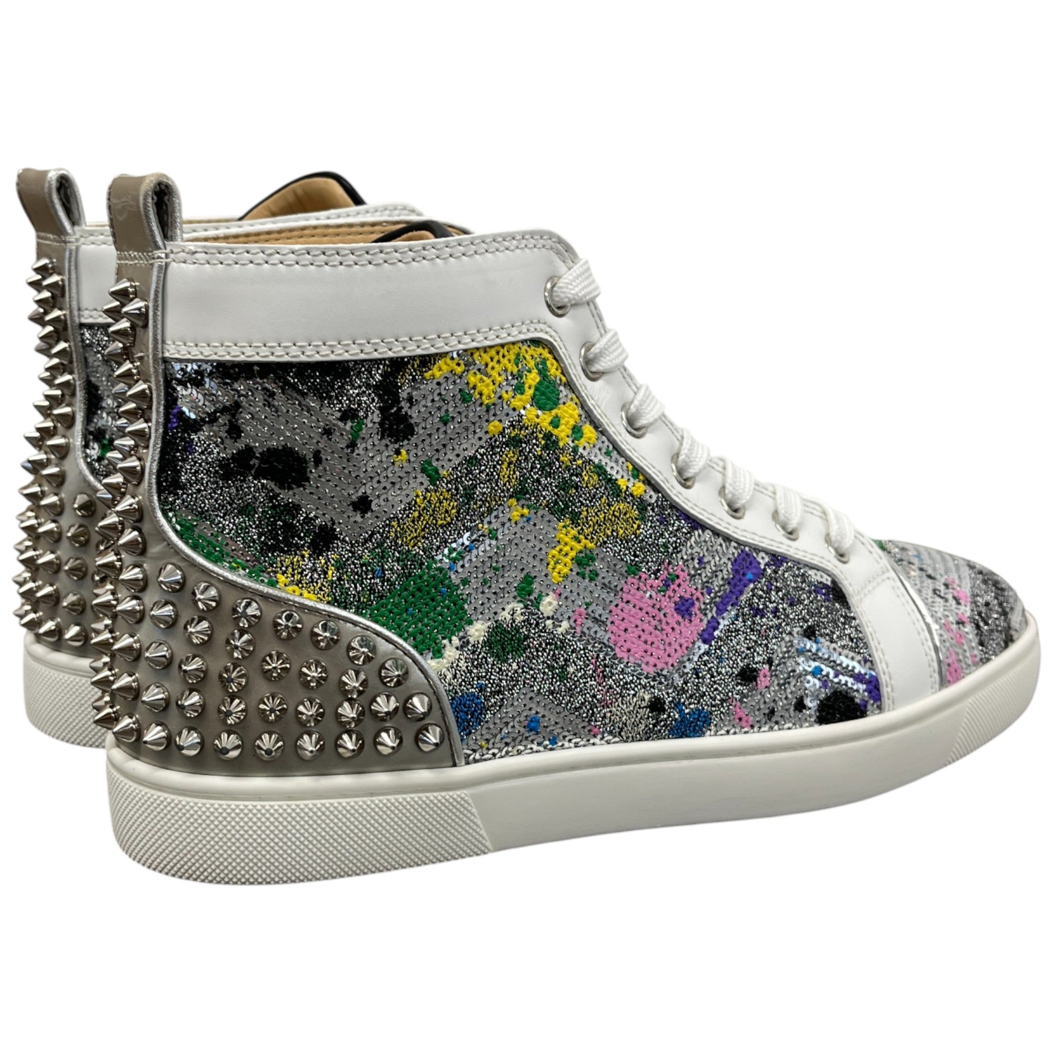 Men's Lou Spikes Flat Paill High Trainers Multi-Coloured Size EU 40.5 / UK 6.5