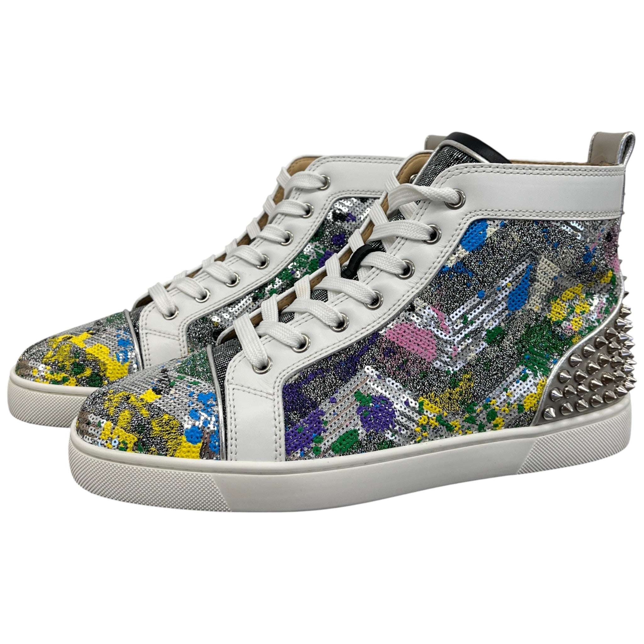 Men's Lou Spikes Flat Paill High Trainers Multi-Coloured Size EU 40.5 / UK 6.5