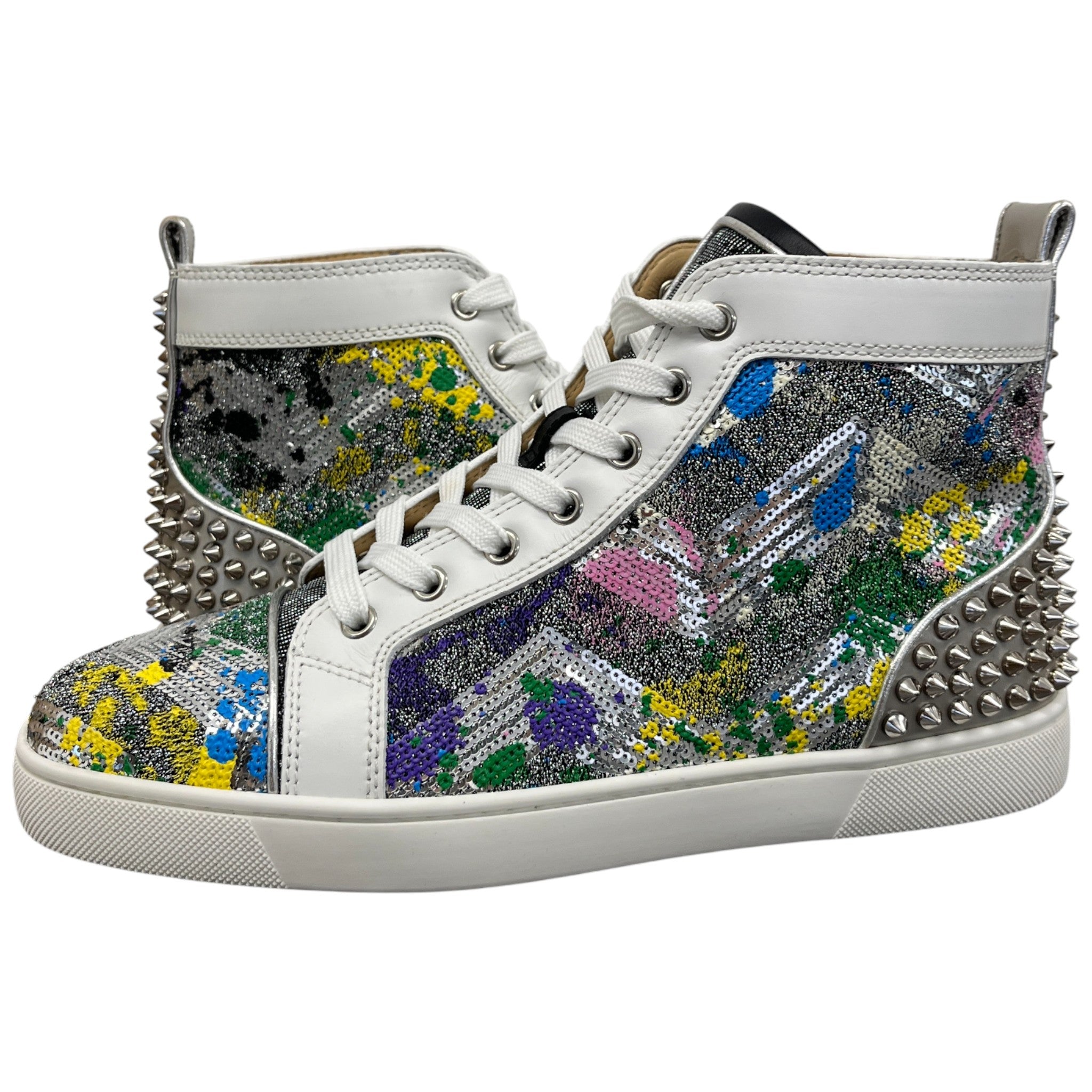 Men's Lou Spikes Flat Paill High Trainers Multi-Coloured Size EU 40.5 / UK 6.5