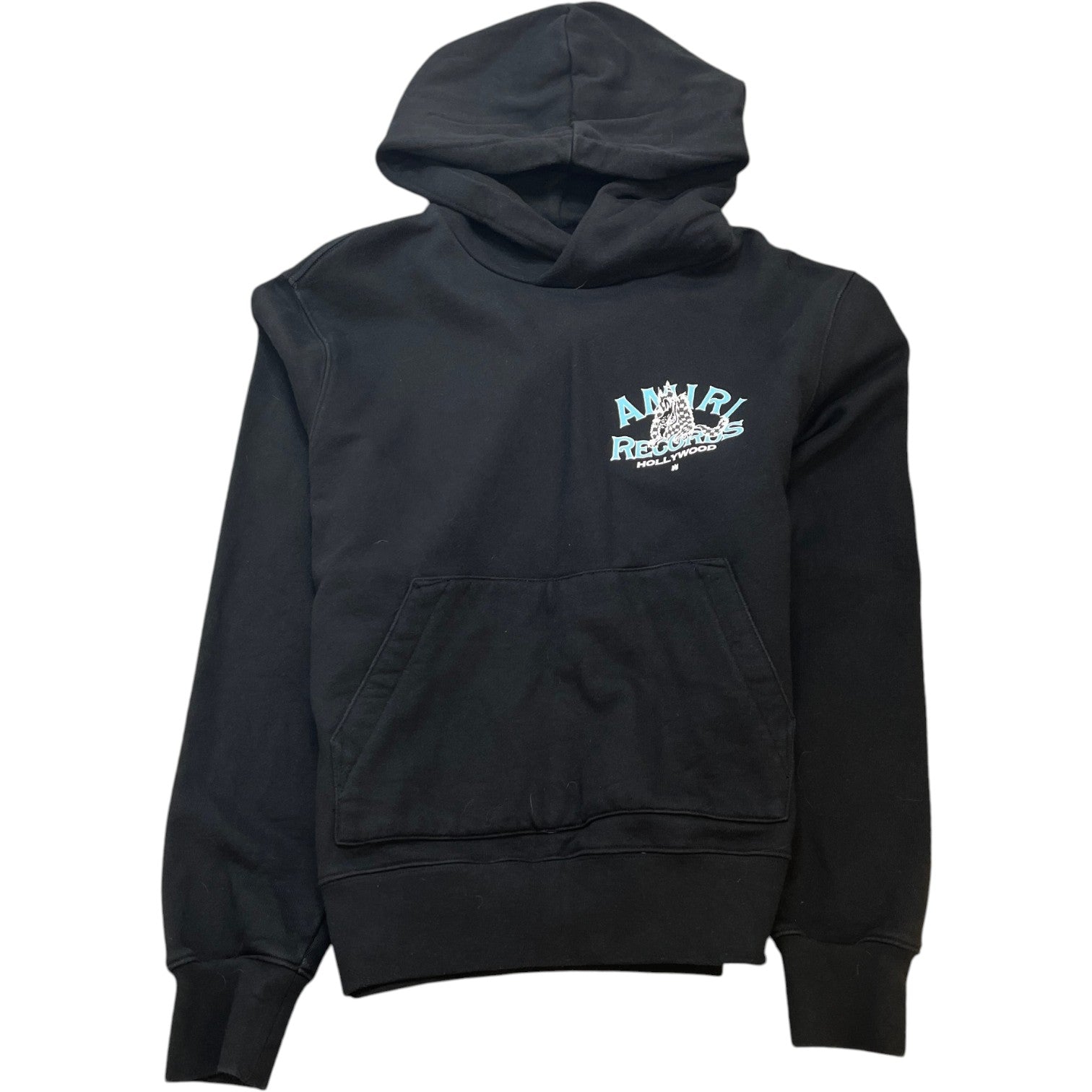 Men's Wolf Records Logo Hoodie Black Size S