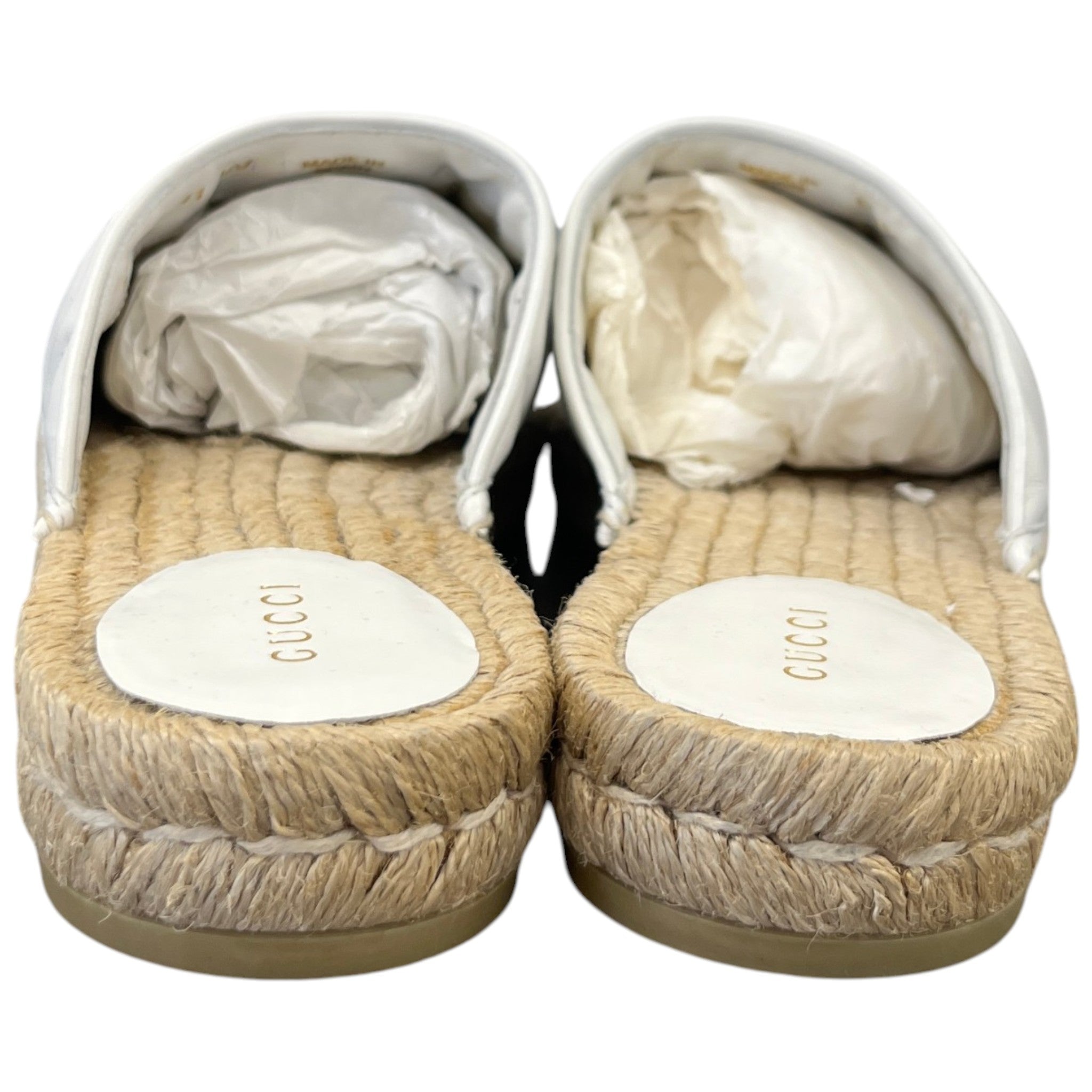 Women's Gg Marmont Espadrilles White Size EU 41 / UK 8