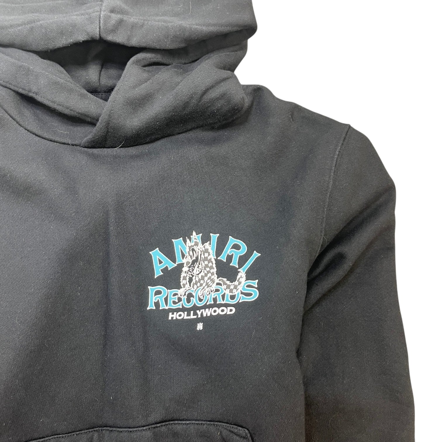 Men's Wolf Records Logo Hoodie Black Size S