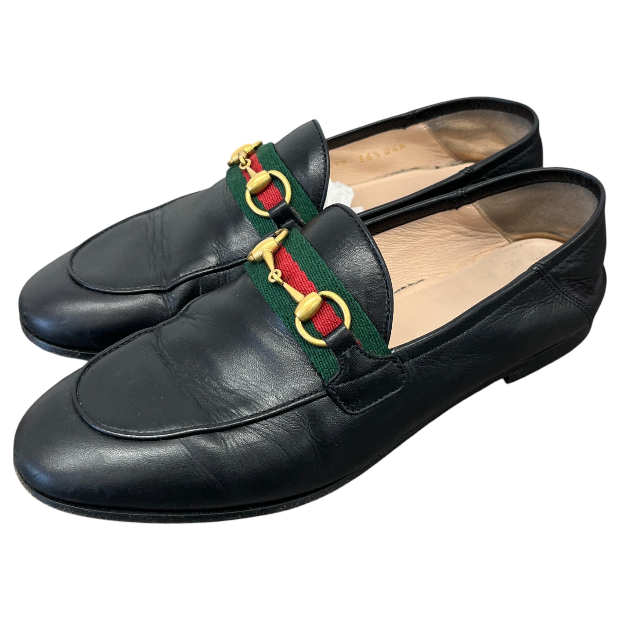 Women's Horsebit Web Loafers Black Size EU 36.5 / UK 3.5