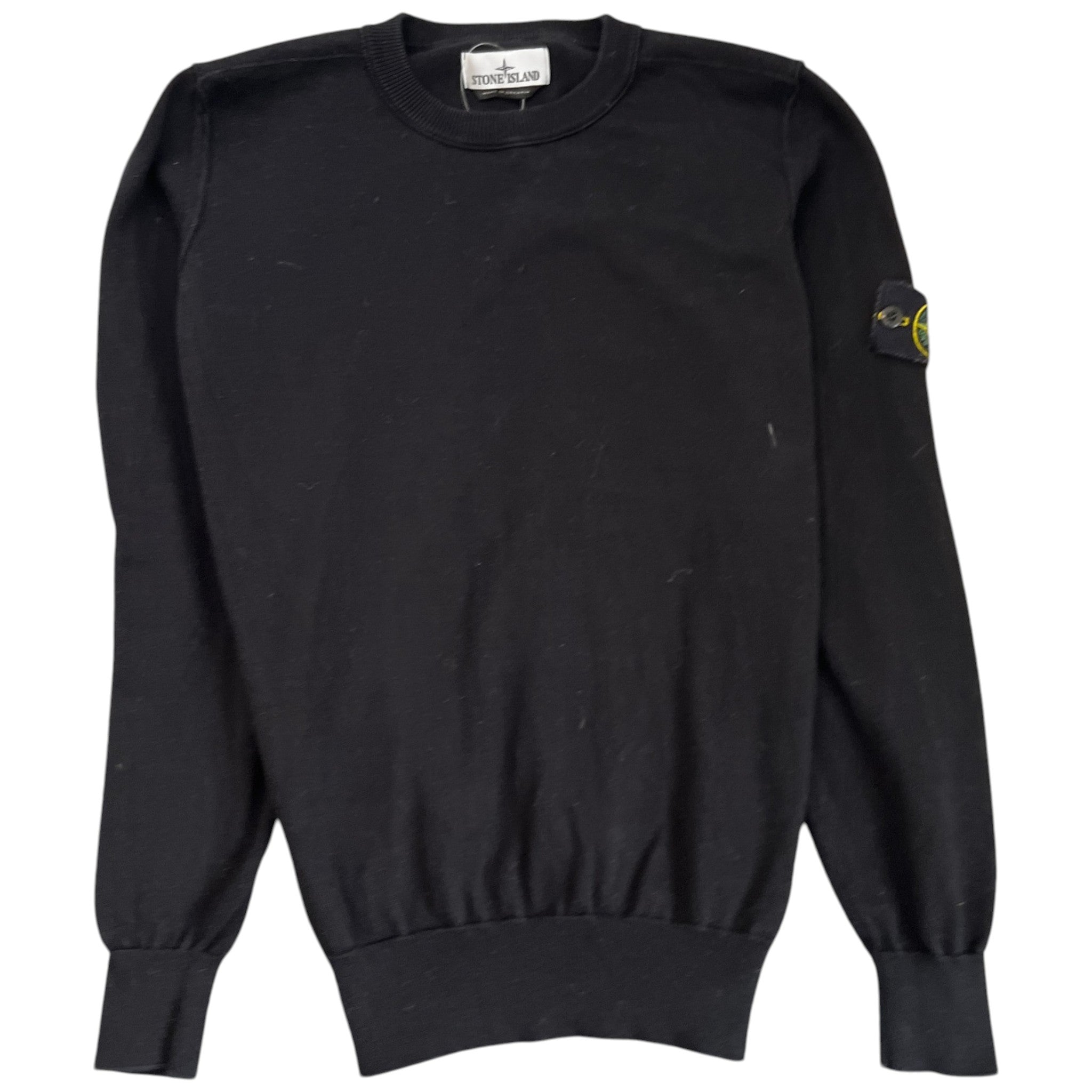 Men's Applique Logo Jumper Black Size S