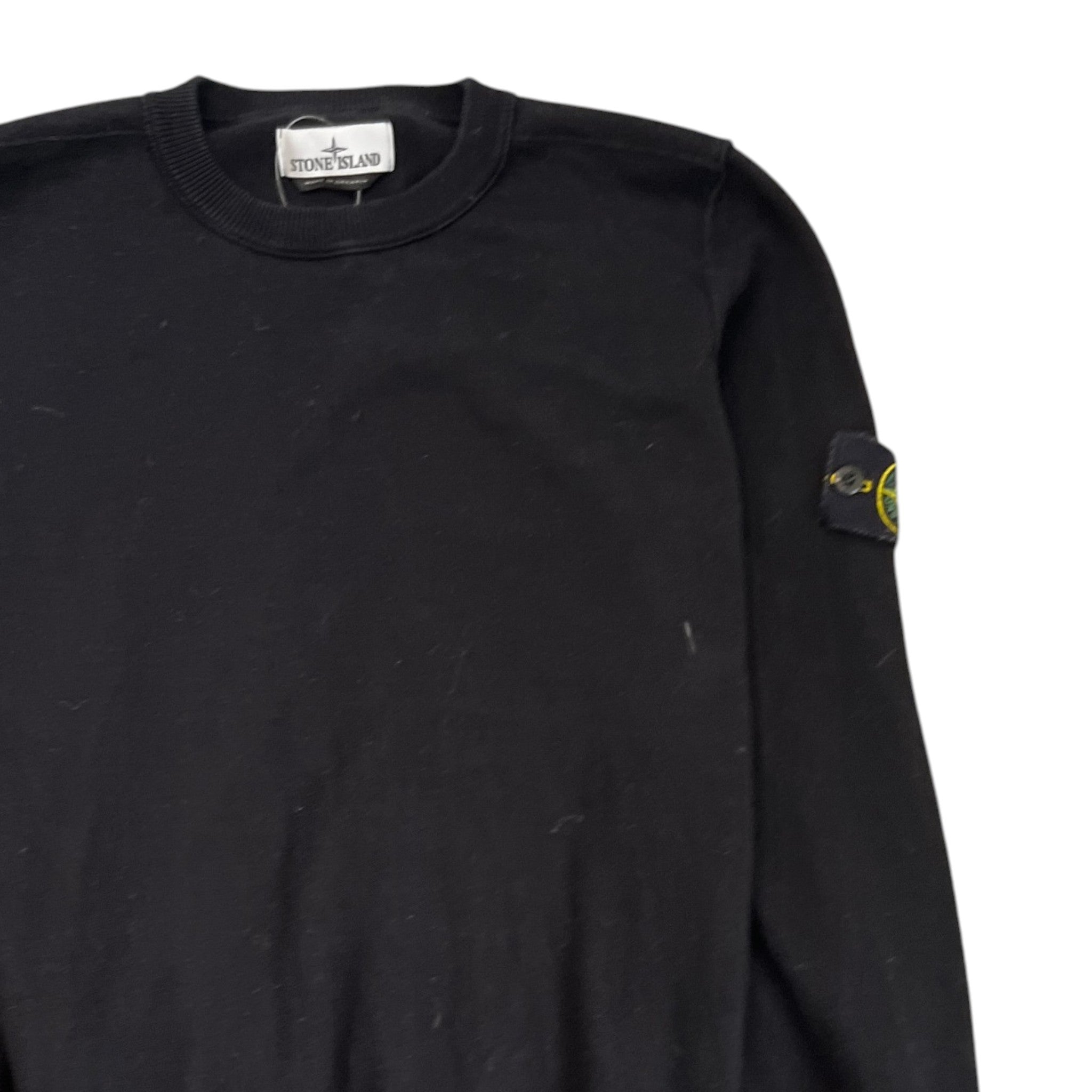 Men's Applique Logo Jumper Black Size S
