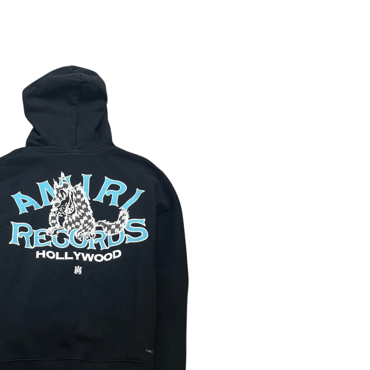 Men's Wolf Records Logo Hoodie Black Size S