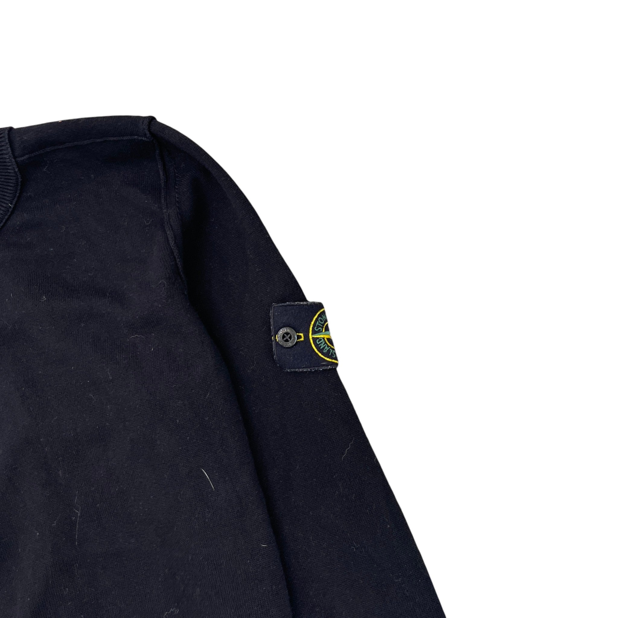 Men's Applique Logo Jumper Black Size S