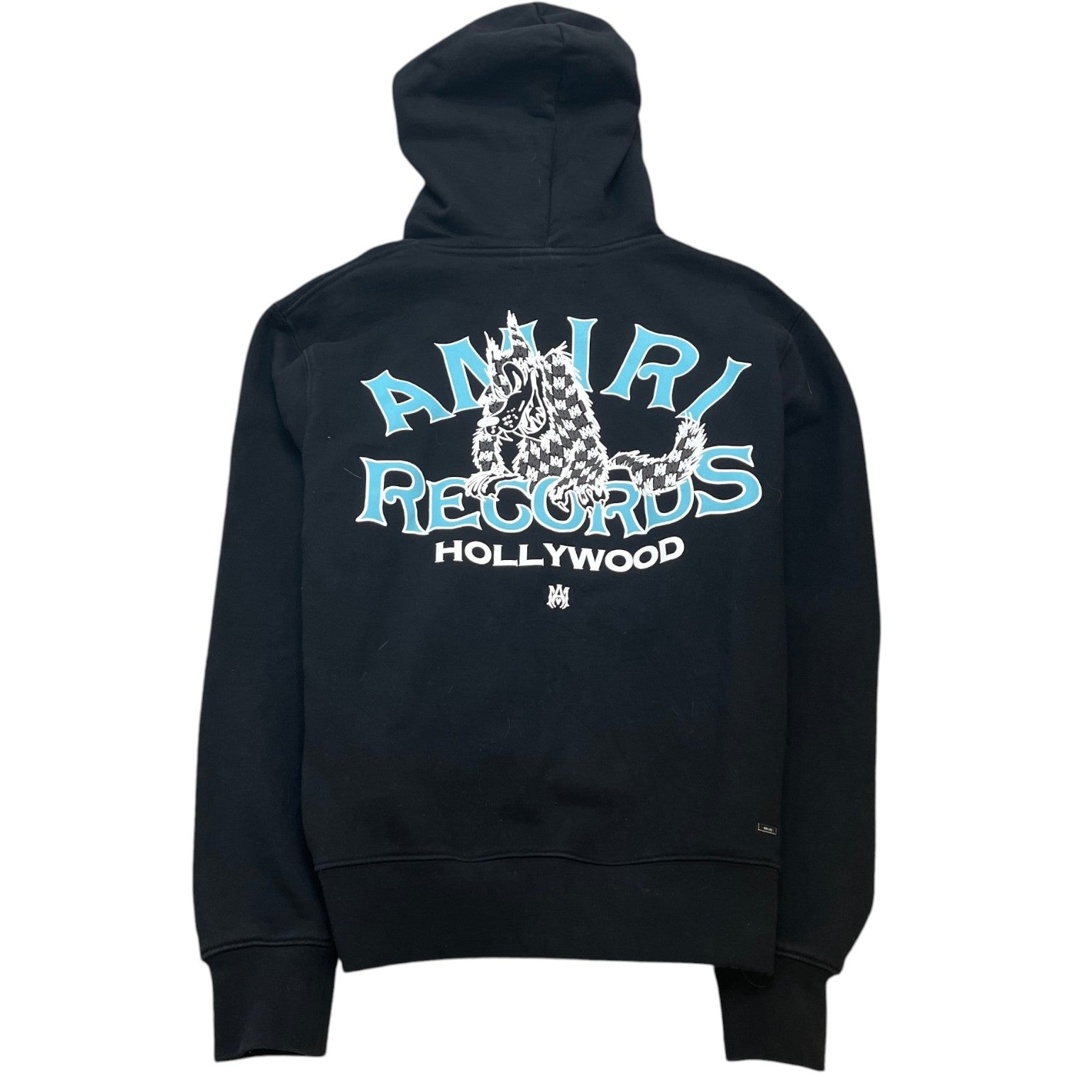Men's Wolf Records Logo Hoodie Black Size S