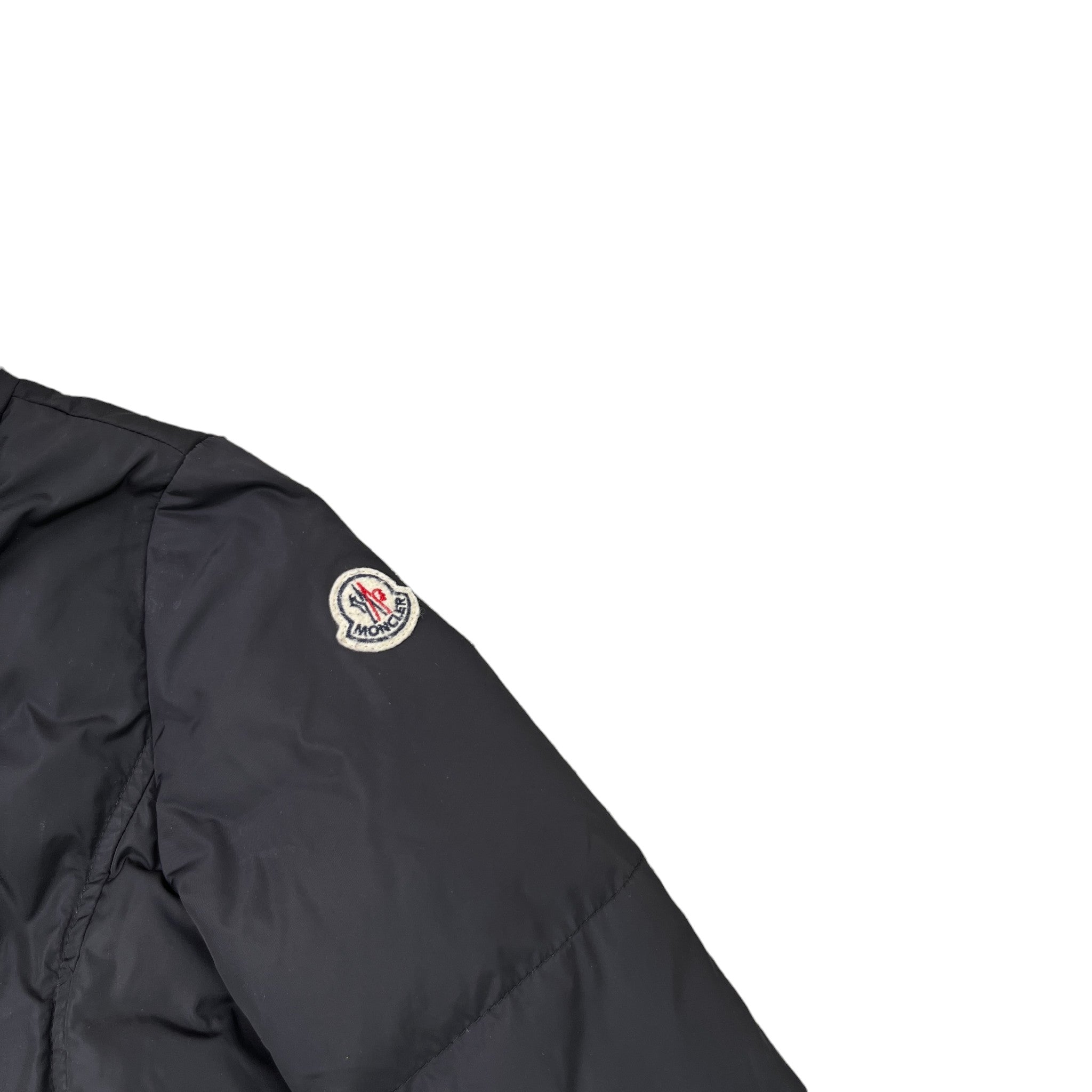 Women's Long Puffer Down Jacket Black Size Junior Age 12