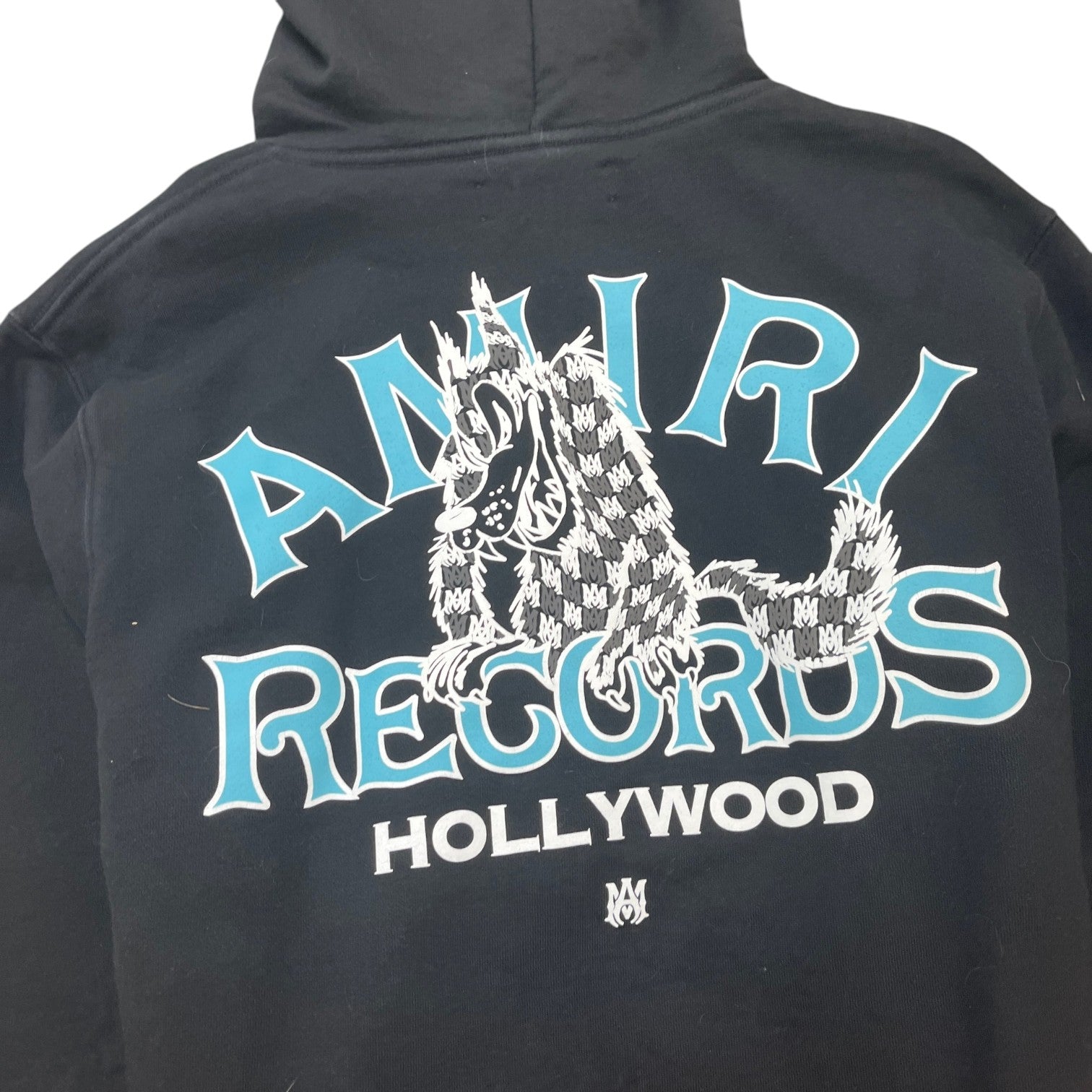 Men's Wolf Records Logo Hoodie Black Size S