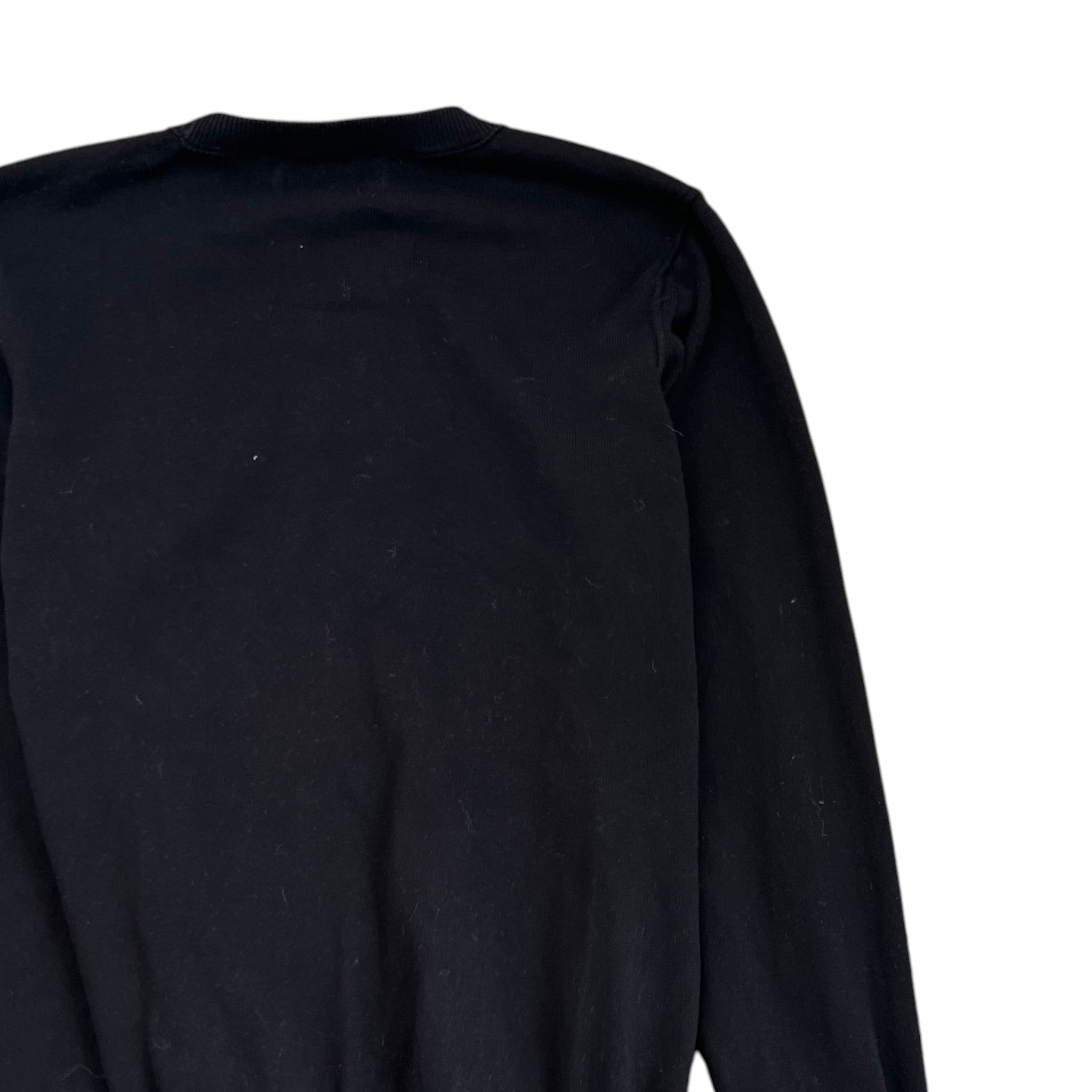 Men's Applique Logo Jumper Black Size S