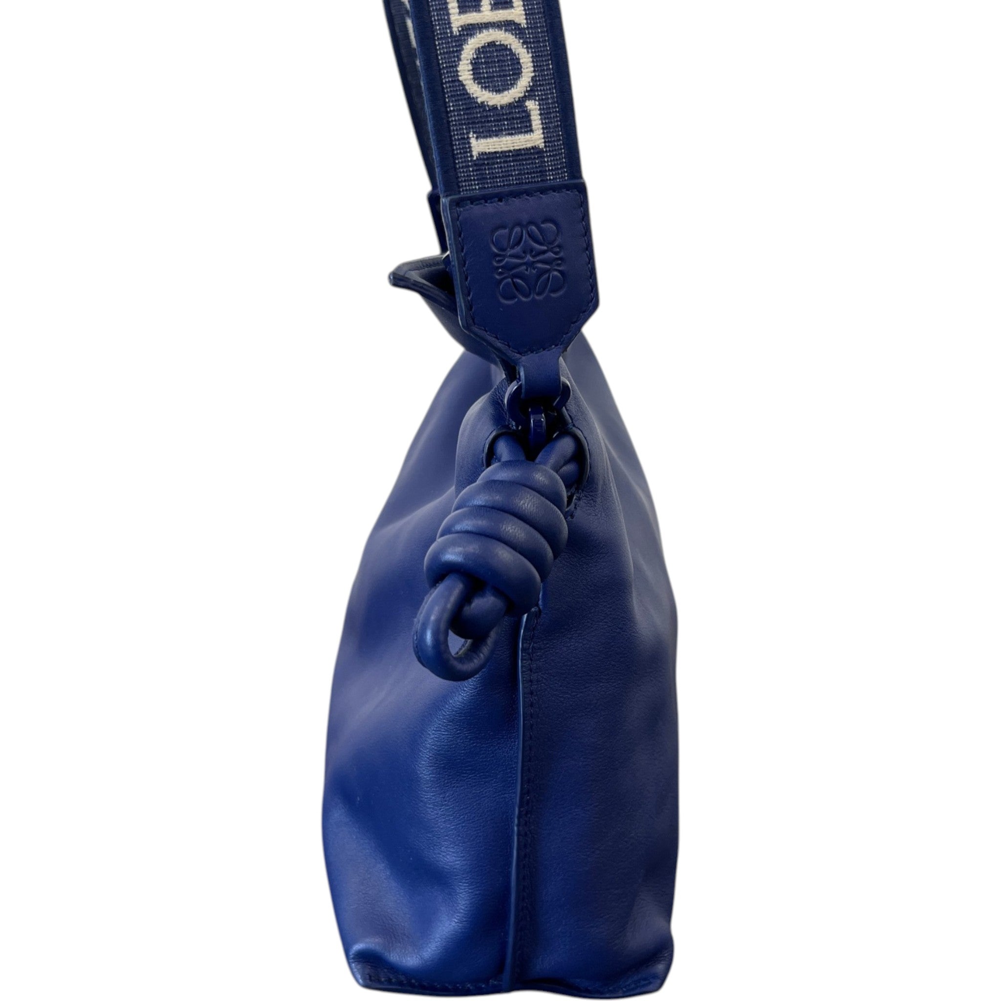 Women's Medium Coil Flamenco Calfskin Bag Blue