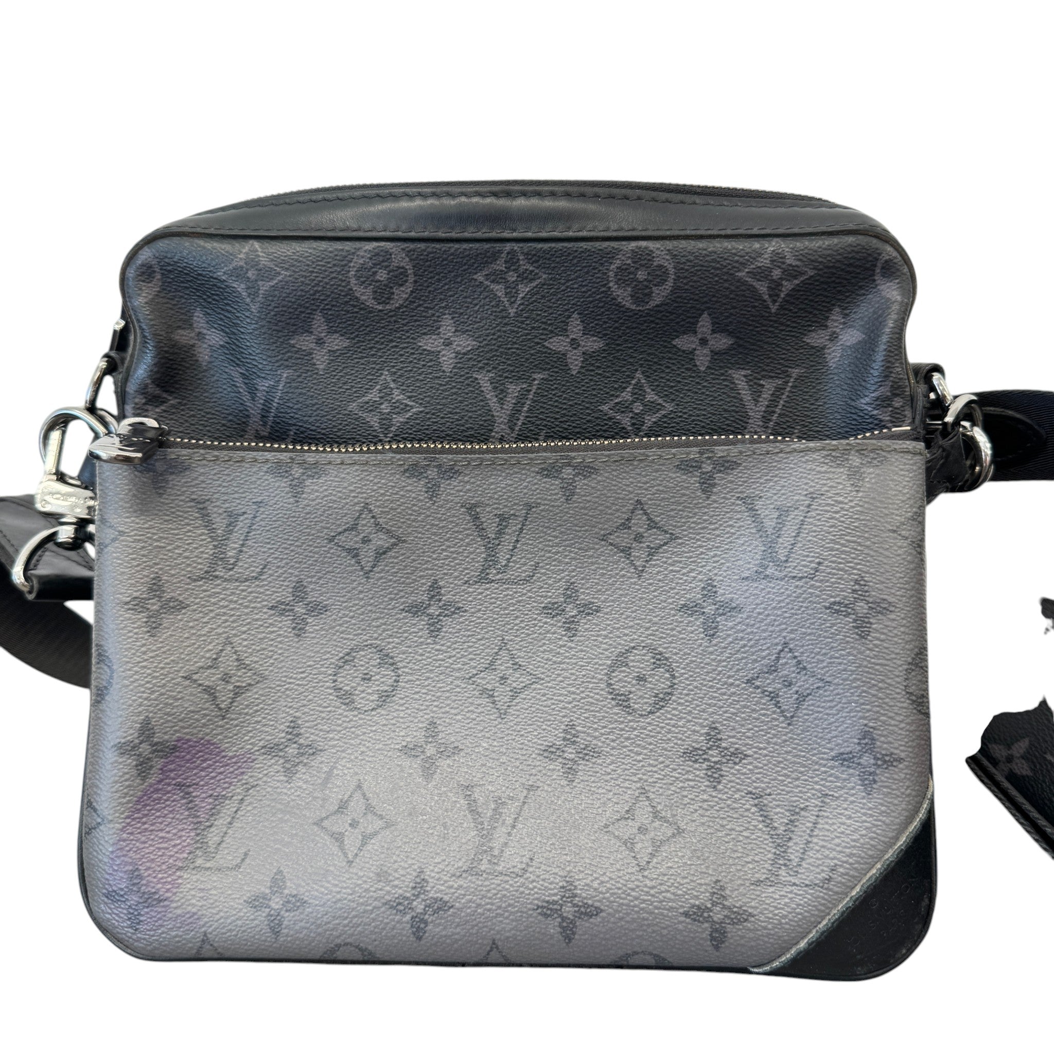 Men's Monogram Eclipse Trio Messenger Bag Black