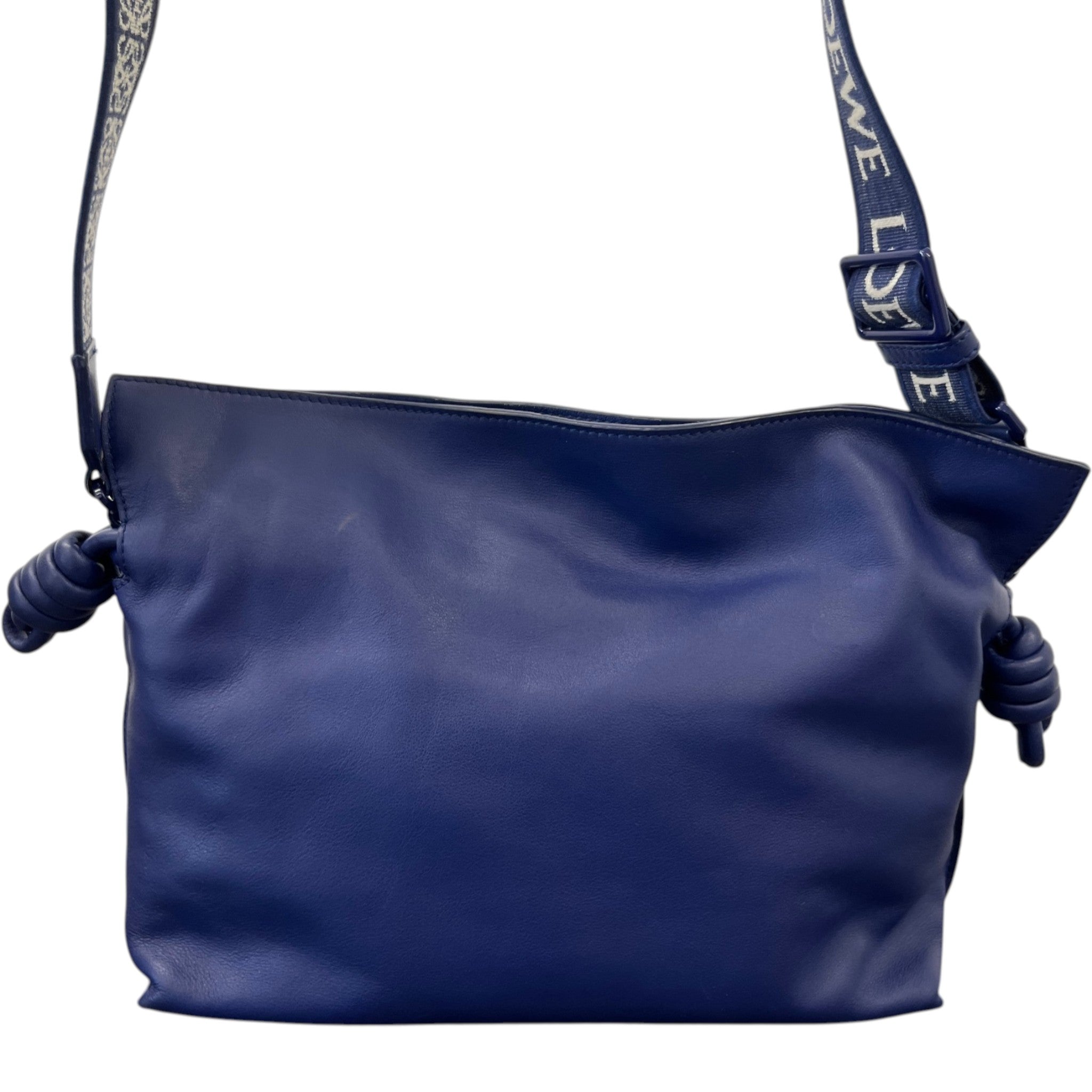 Women's Medium Coil Flamenco Calfskin Bag Blue
