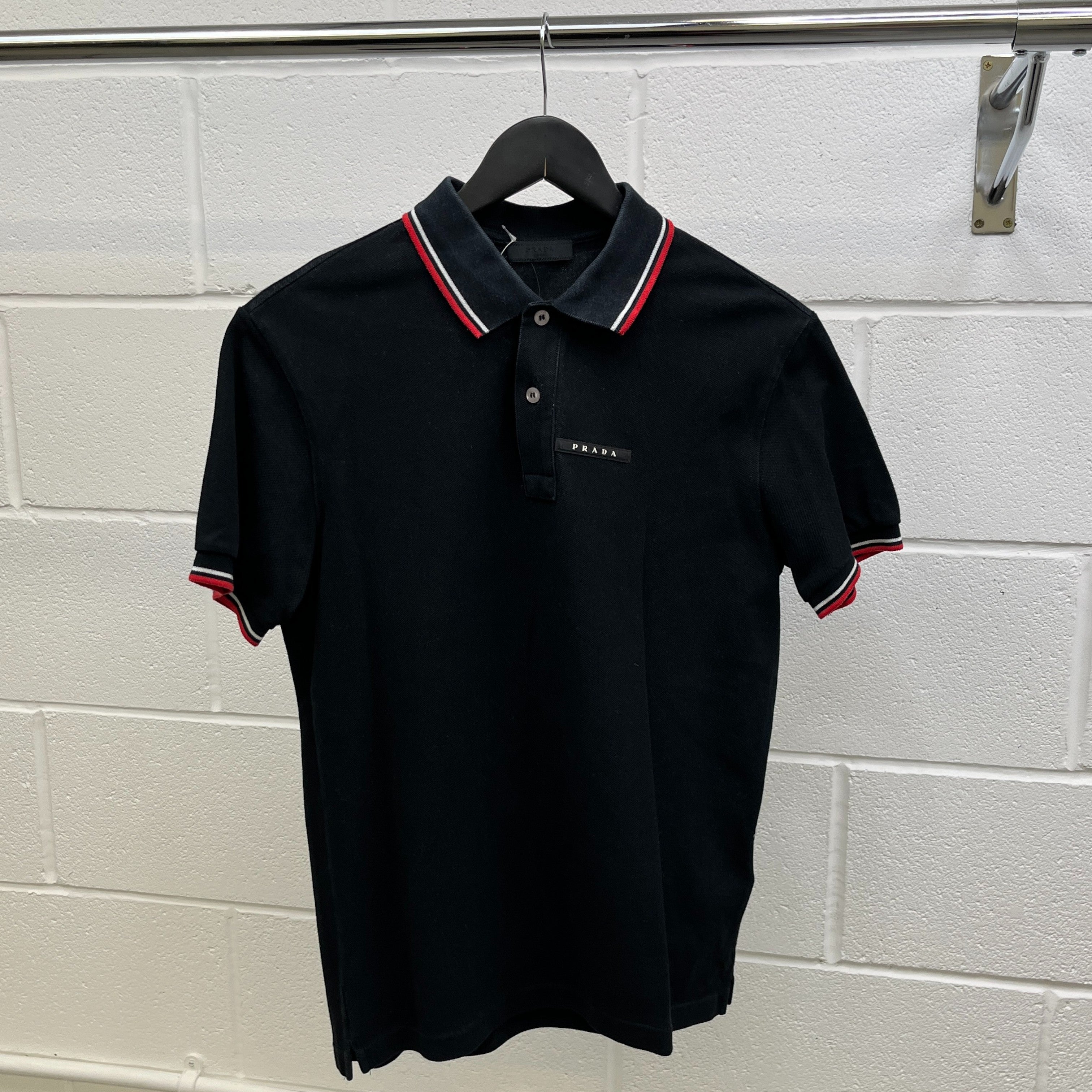 Men's Linea Rossa Polo Shirt Black Size M