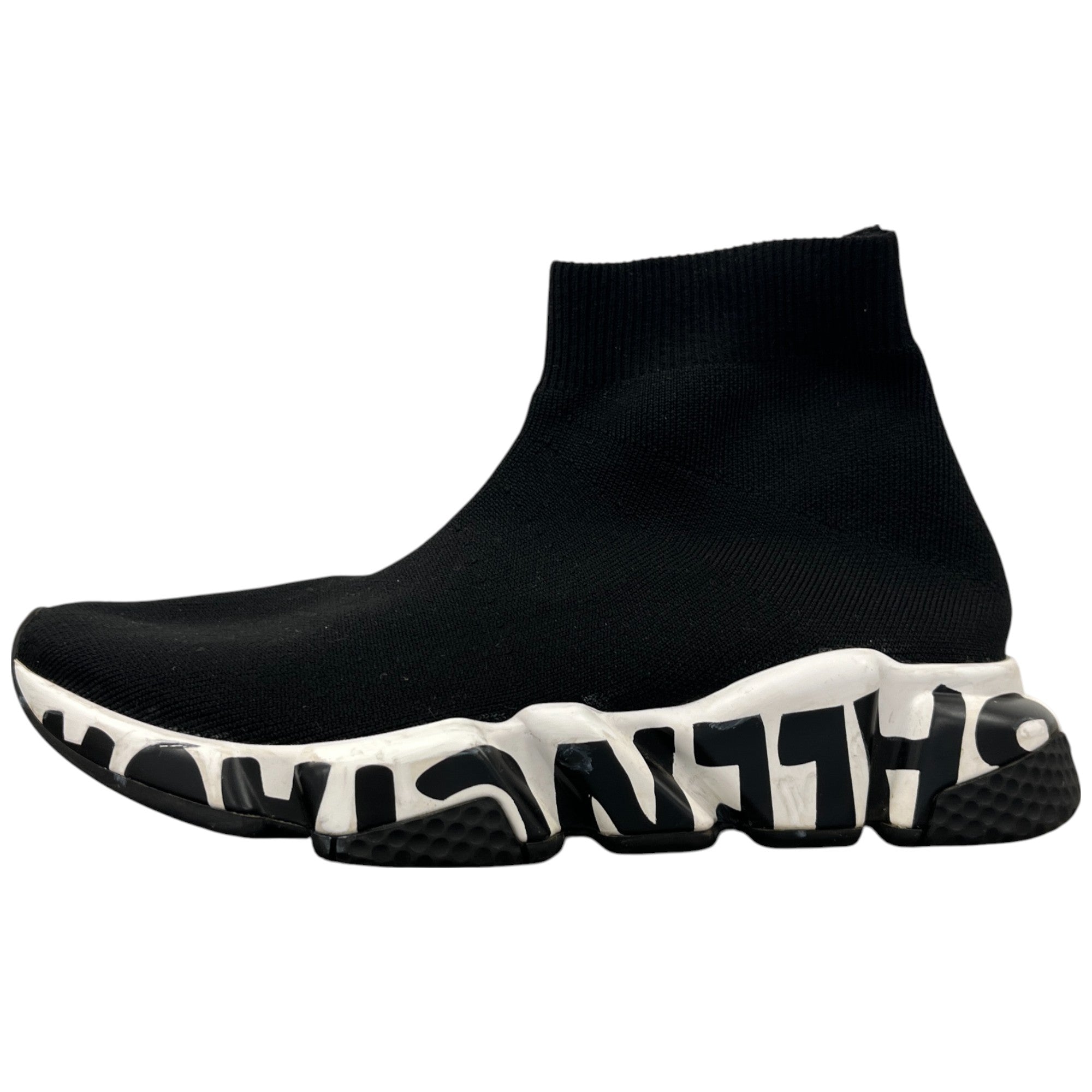 Women's Speed Sock High Trainers Black Size EU 37 / UK 4