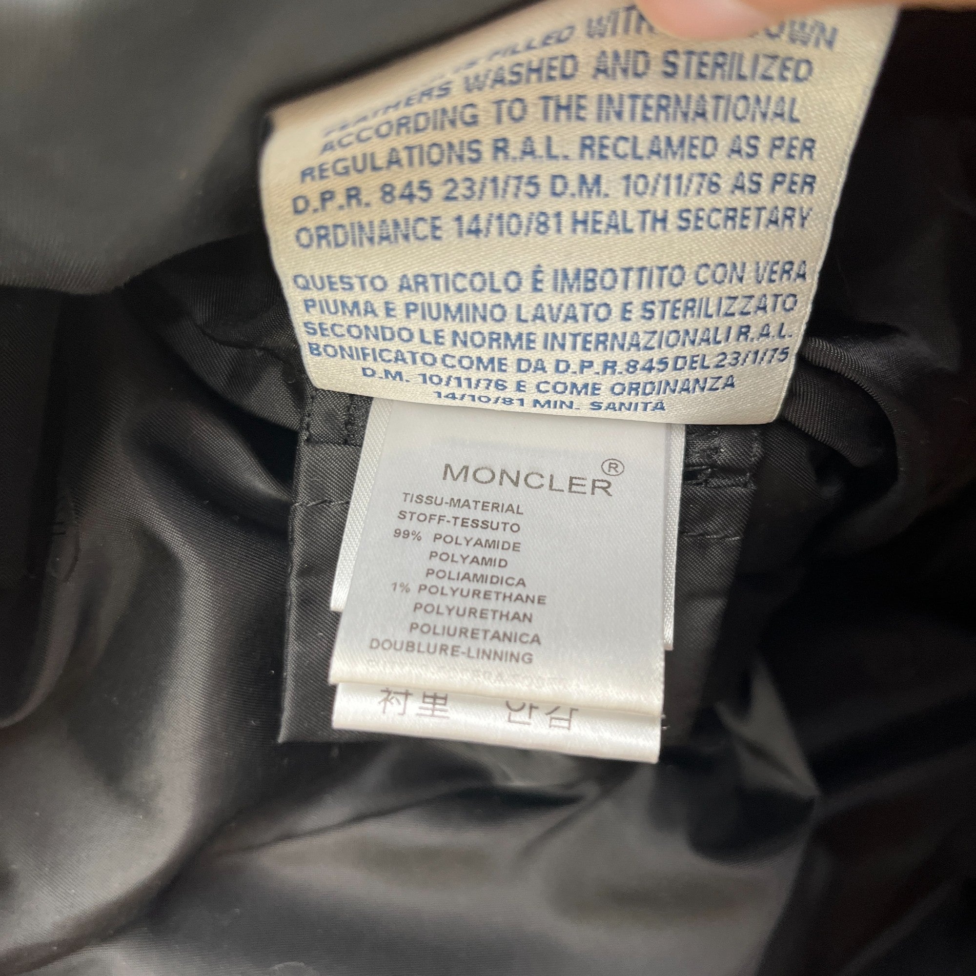 Women's Albi Down Jacket Black Size 2 / UK 12