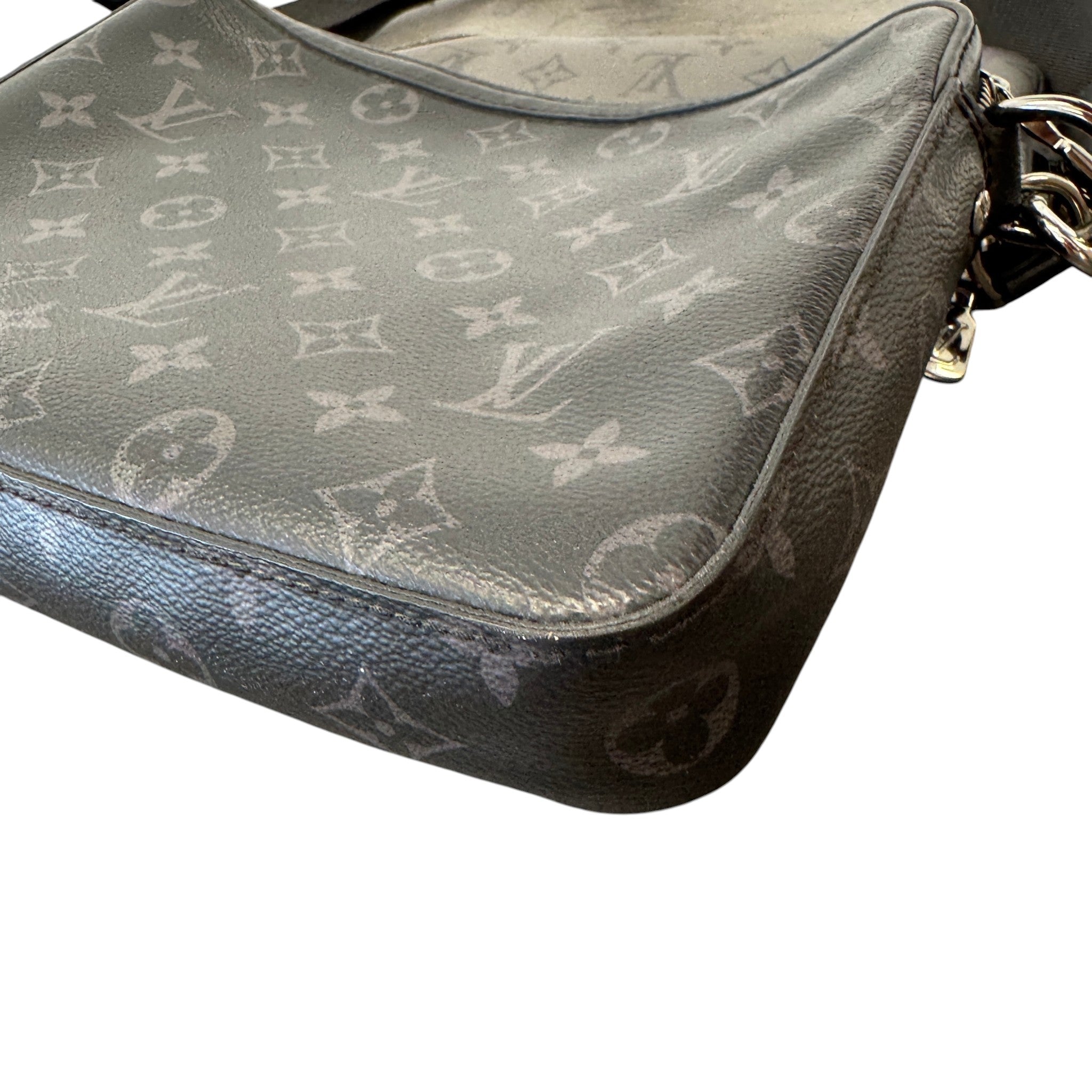 Men's Monogram Eclipse Trio Messenger Bag Black