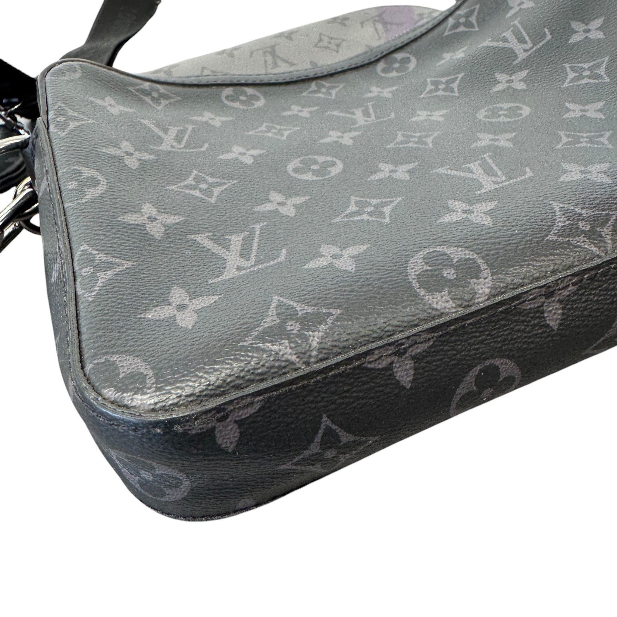 Men's Monogram Eclipse Trio Messenger Bag Black