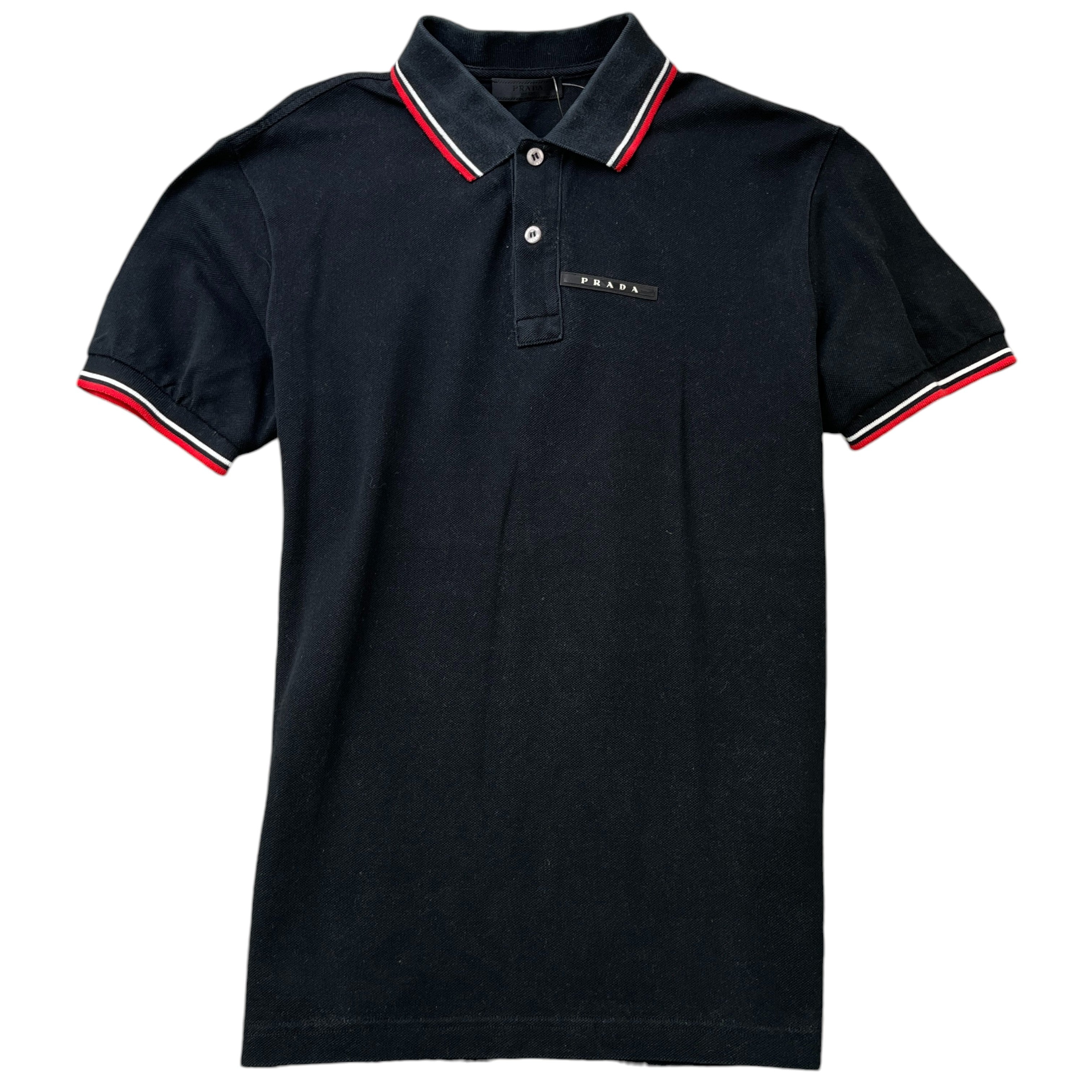 Men's Linea Rossa Polo Shirt Black Size M