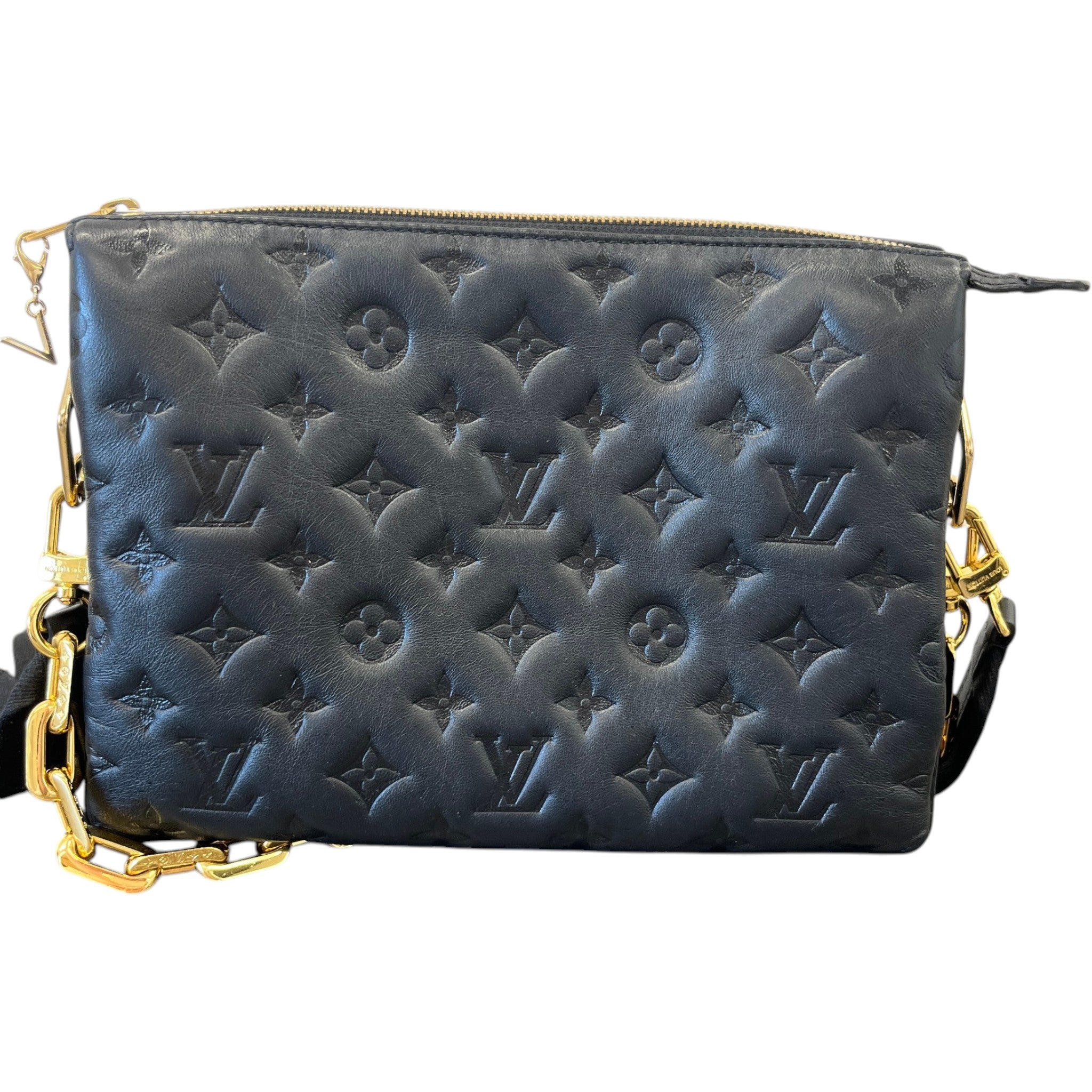 Women's Monogram Coussin Pm Bag Black