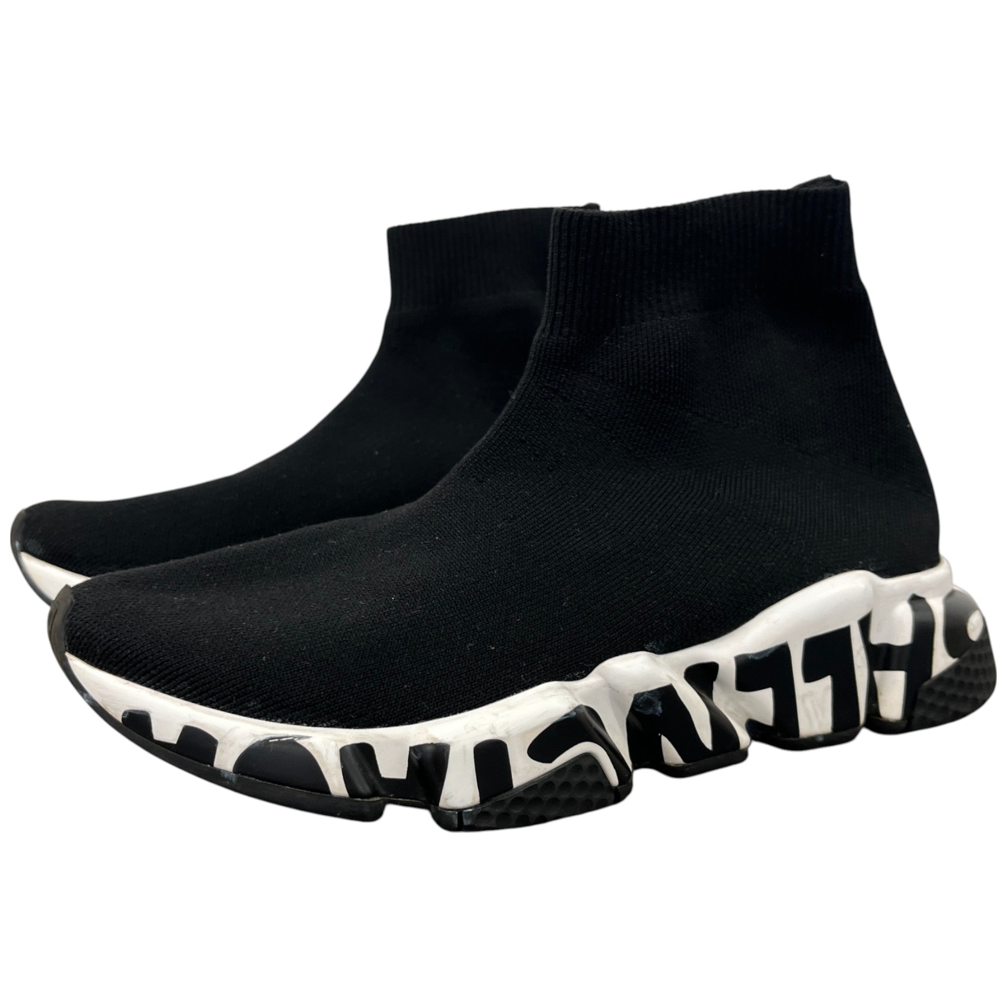 Women's Speed Sock High Trainers Black Size EU 37 / UK 4