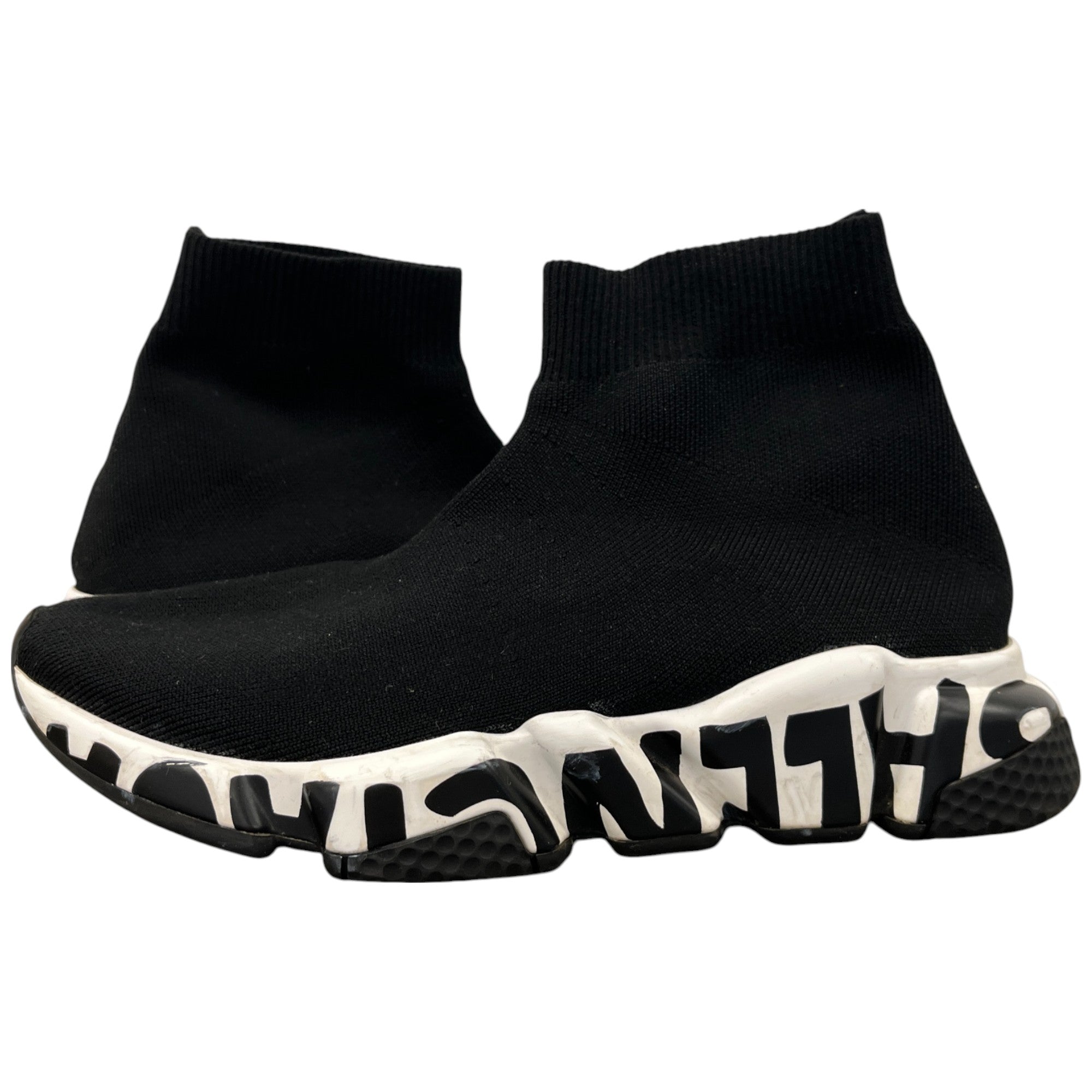 Women's Speed Sock High Trainers Black Size EU 37 / UK 4
