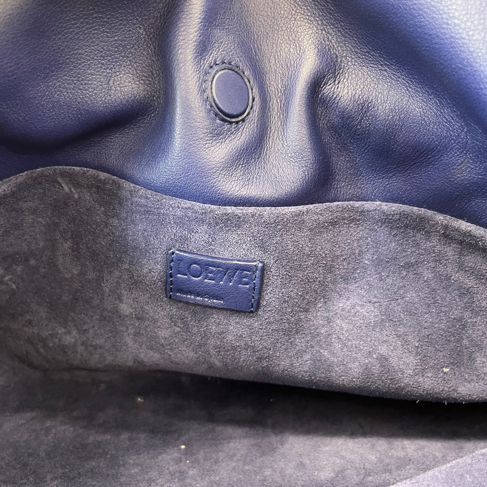 Women's Medium Coil Flamenco Calfskin Bag Blue