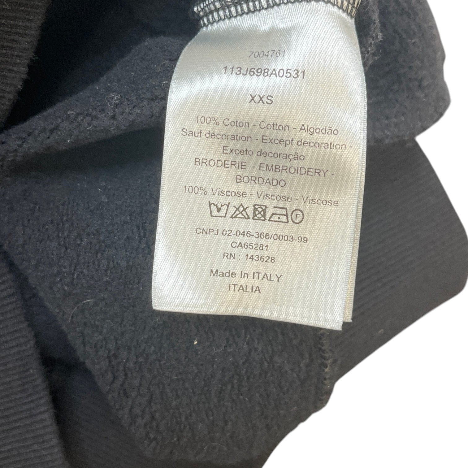 Men's Cd Icon Hoodie Black Size XXS