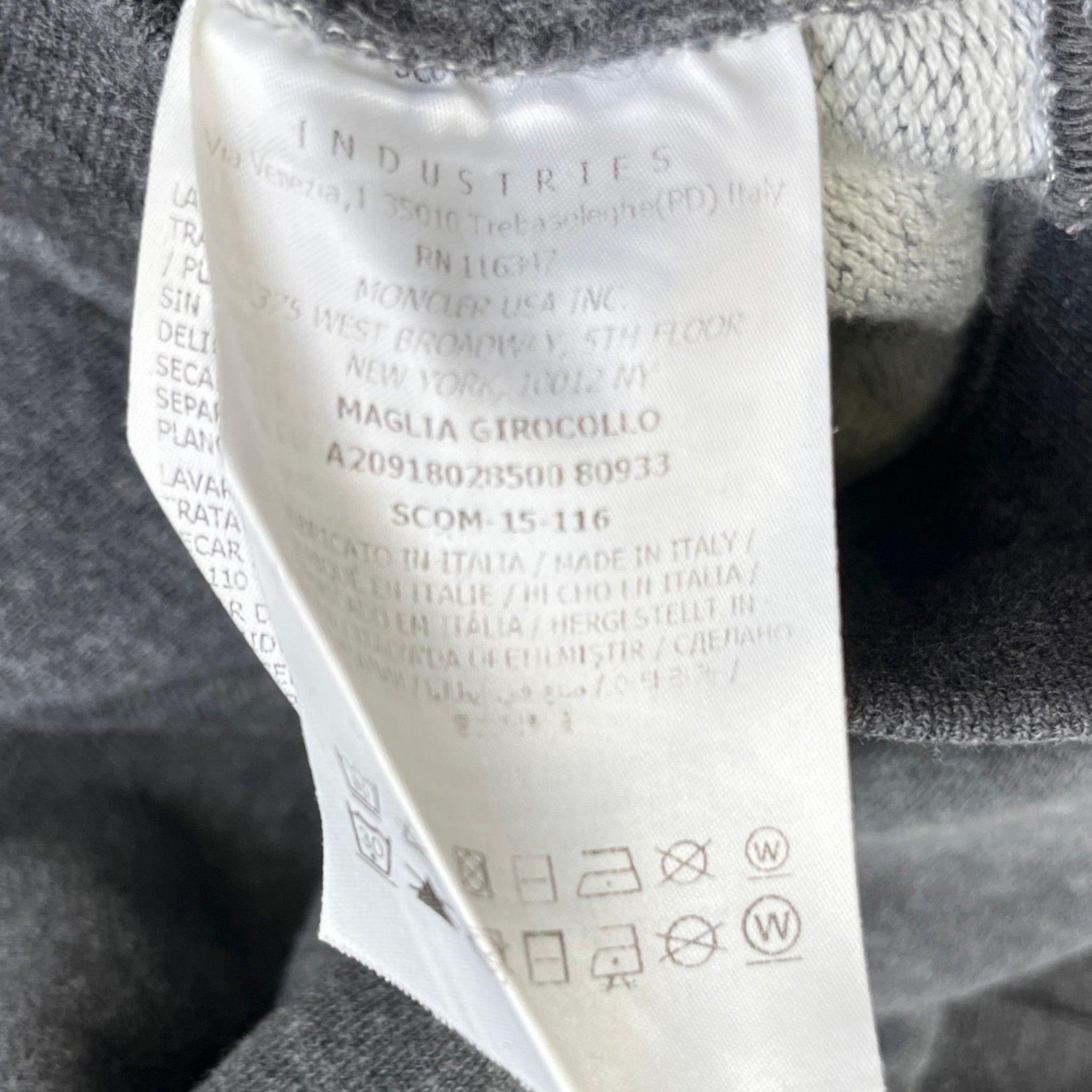 Men's Maglia Kids Sweatshirt Grey Size S