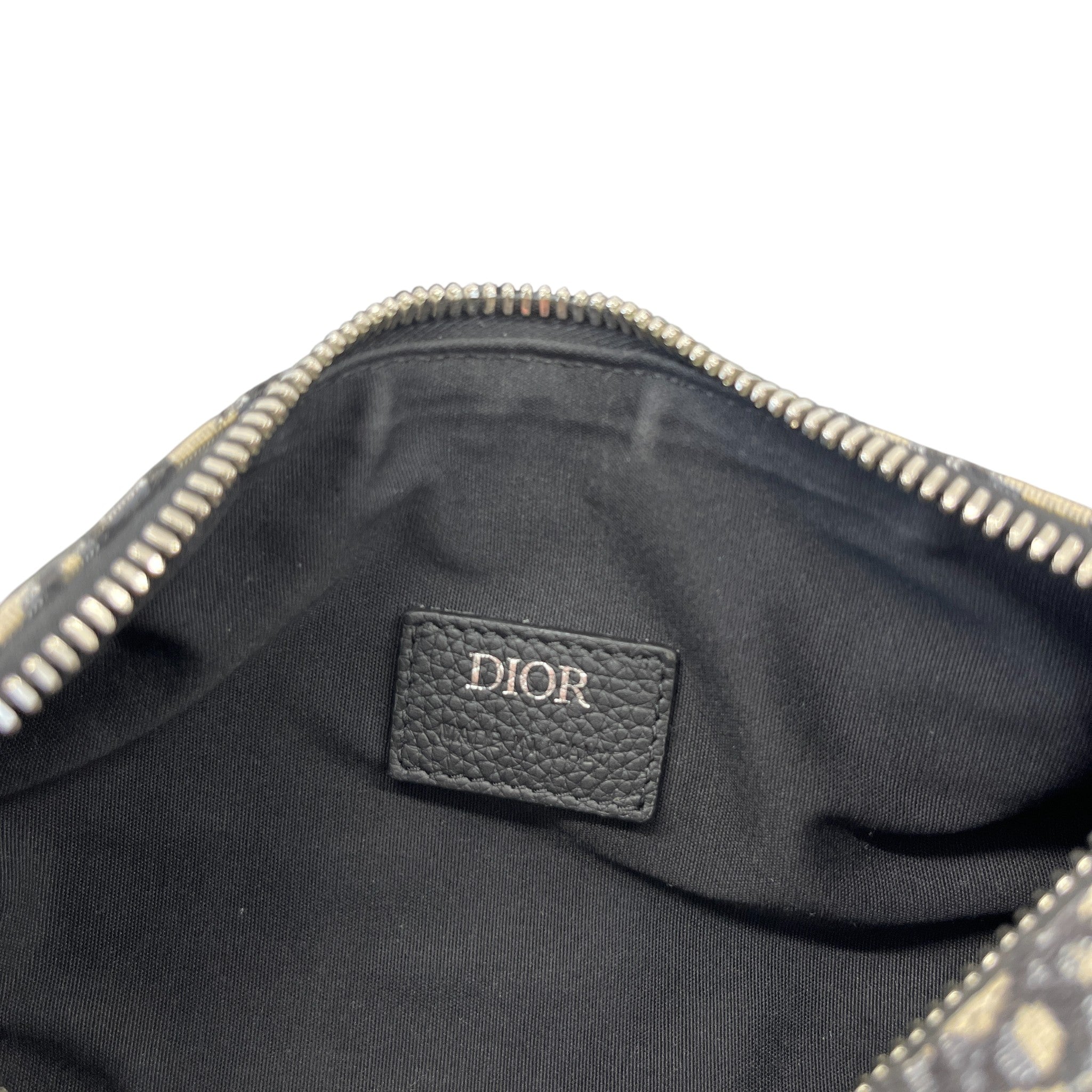 Men's Oblique Mini Roller Messenger Bag Black