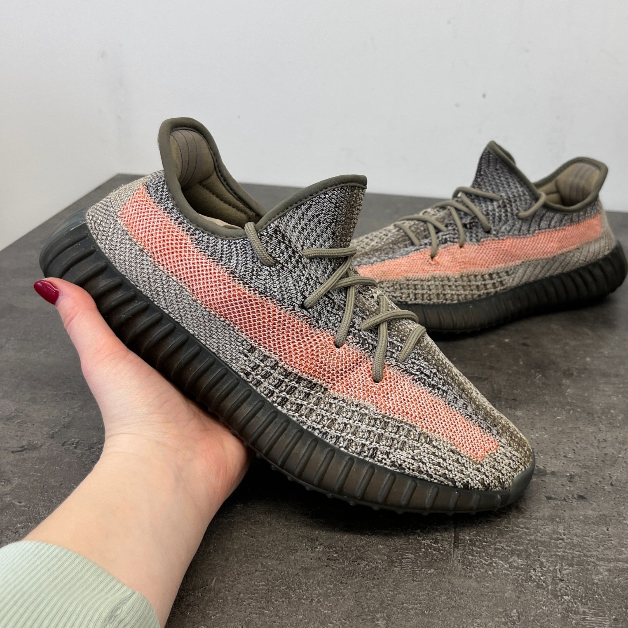 Men's Boost 350 Low Trainers Grey Size EU 41.5 / UK 7.5