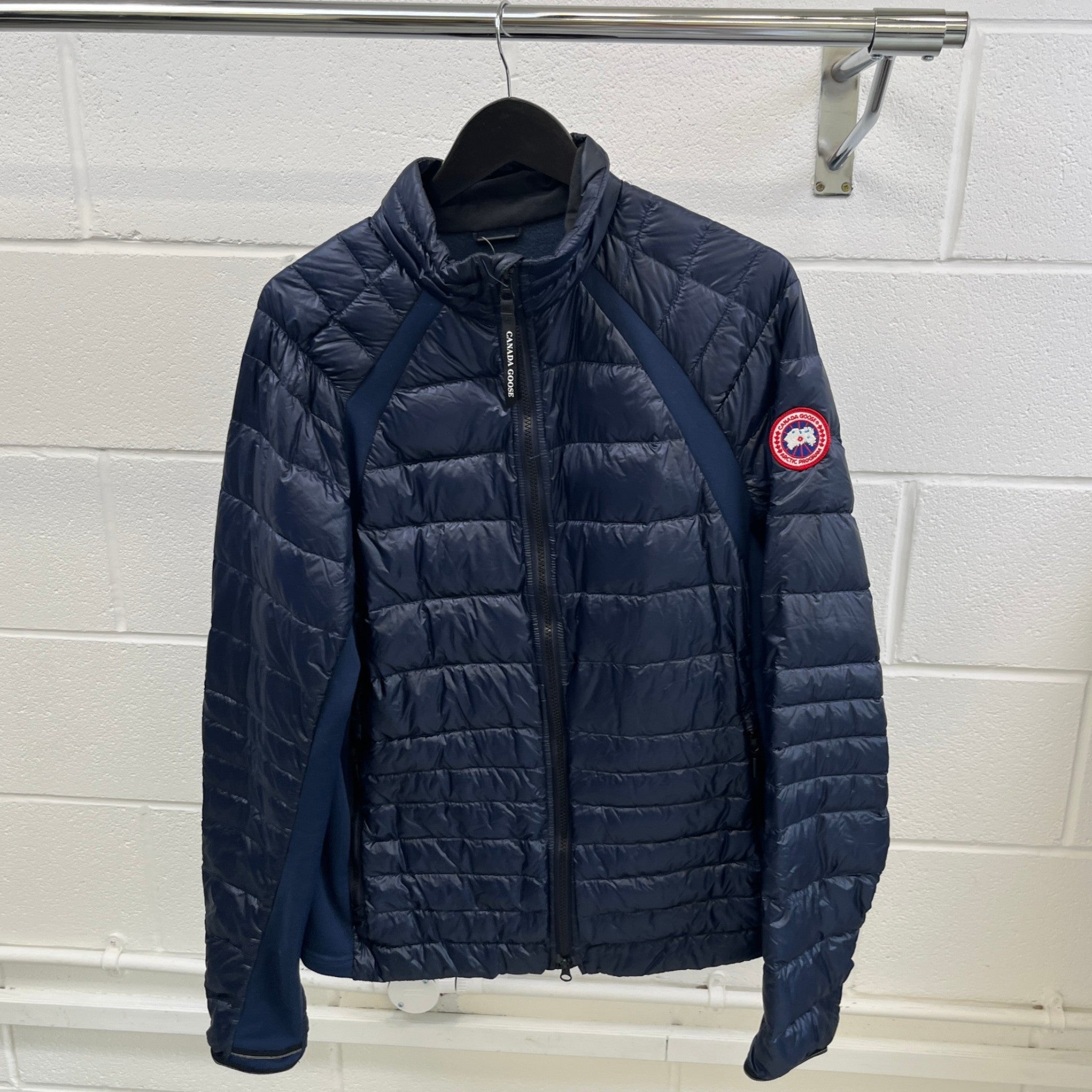 Men's Hybridge Lite Down Jacket Navy Size L