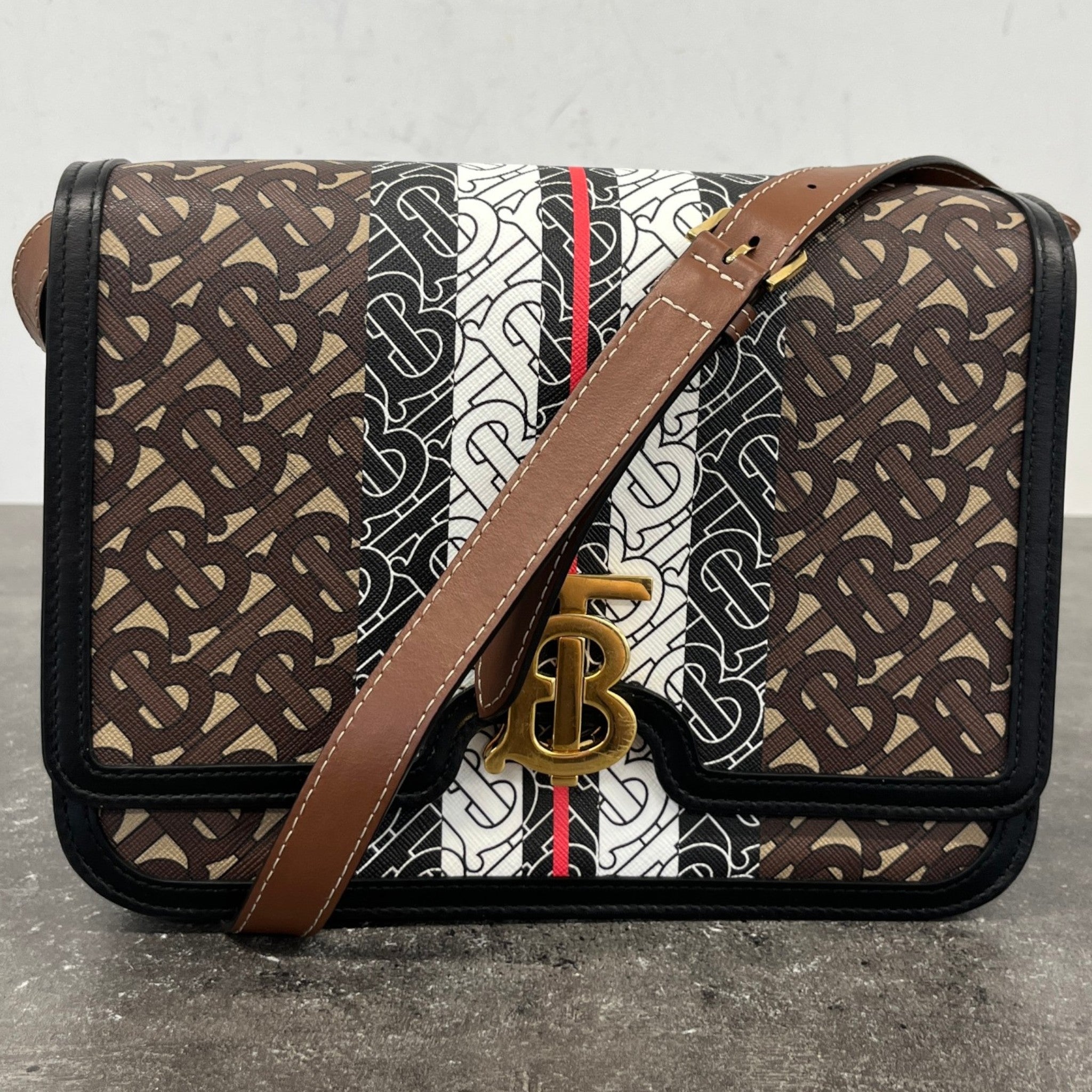 Women's Tb Monogram Bag Brown