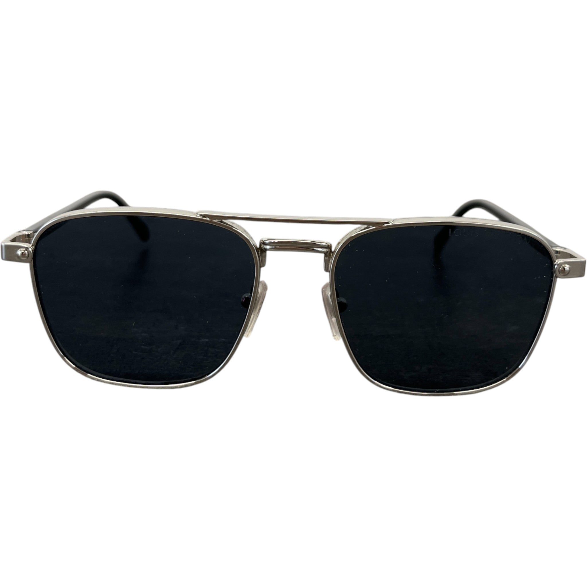 Men's Lv Signature Sunglasses Silver