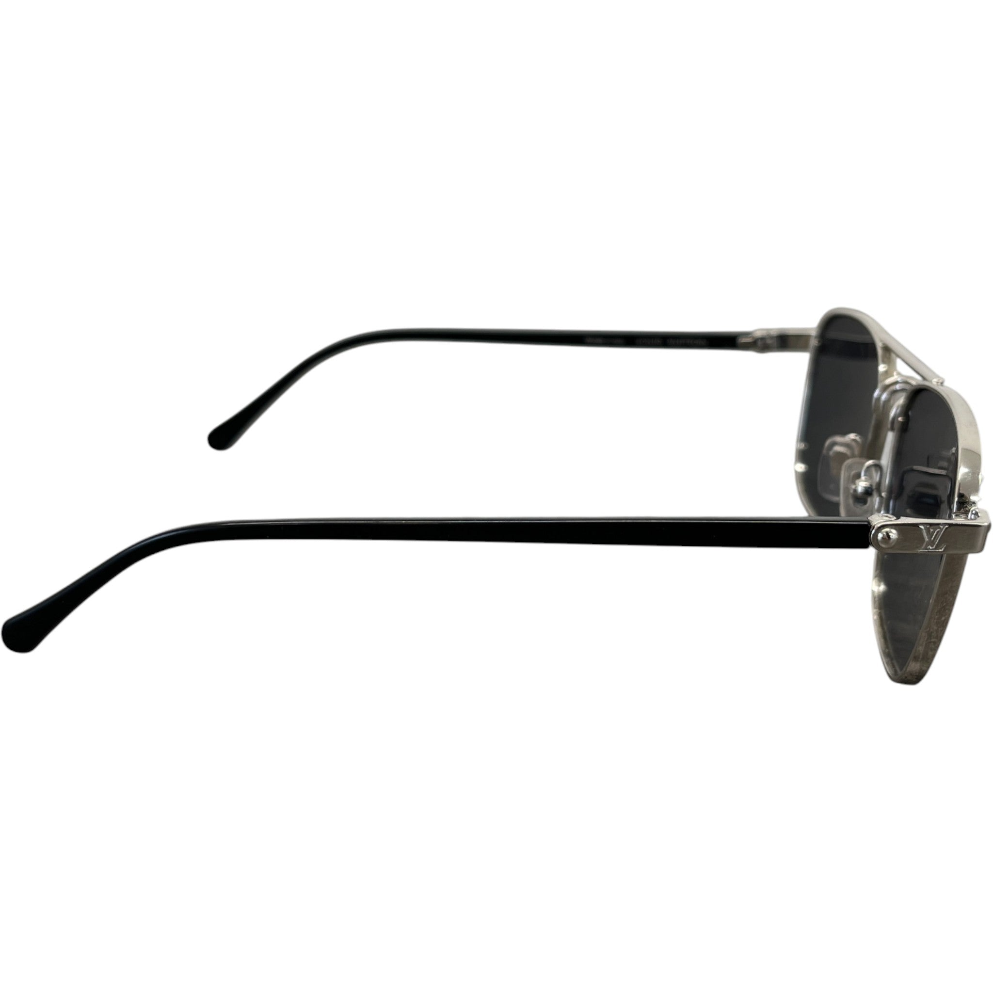 Men's Lv Signature Sunglasses Silver