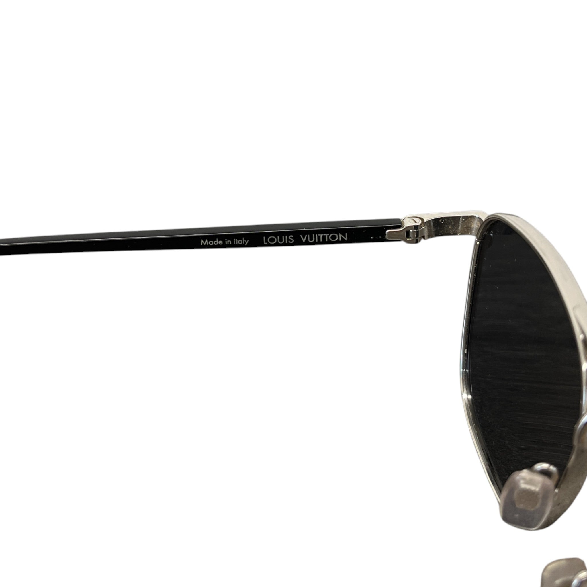 Men's Lv Signature Sunglasses Silver