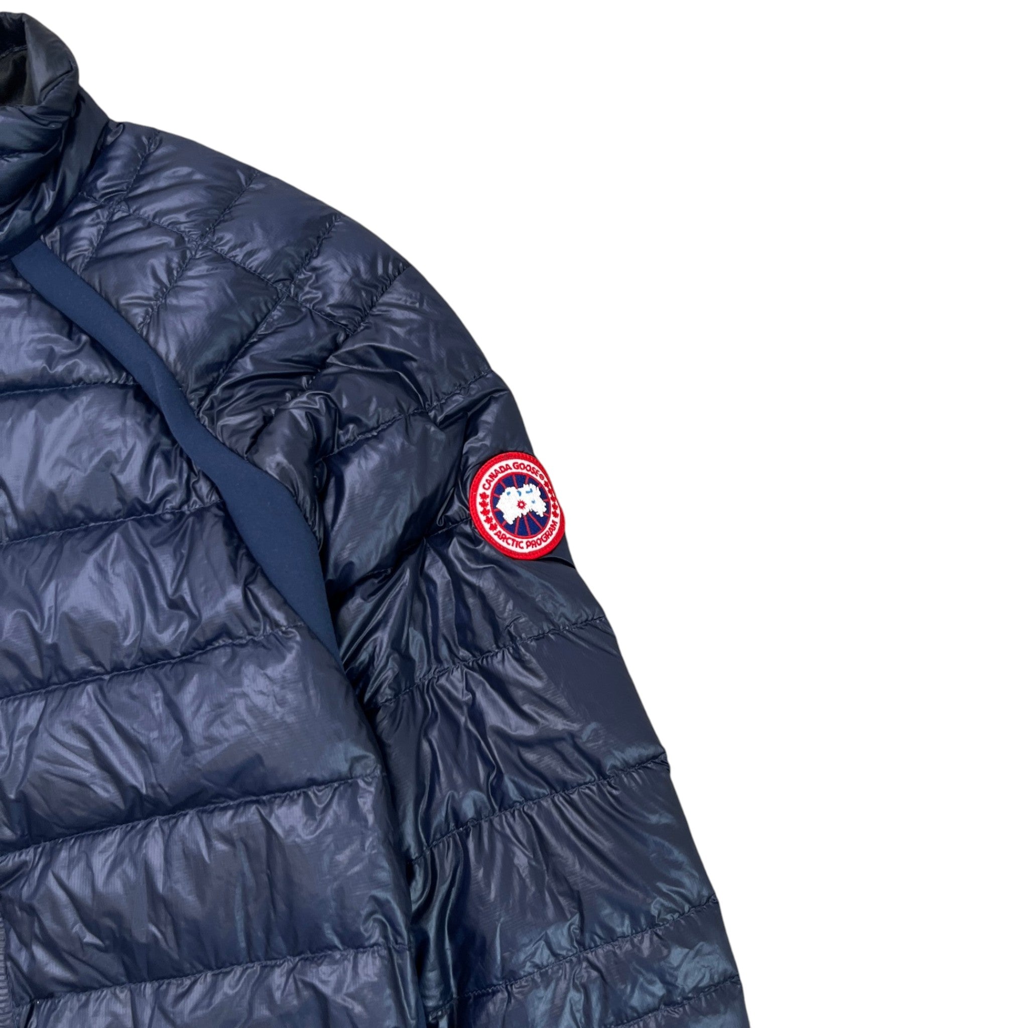 Men's Hybridge Lite Down Jacket Navy Size L
