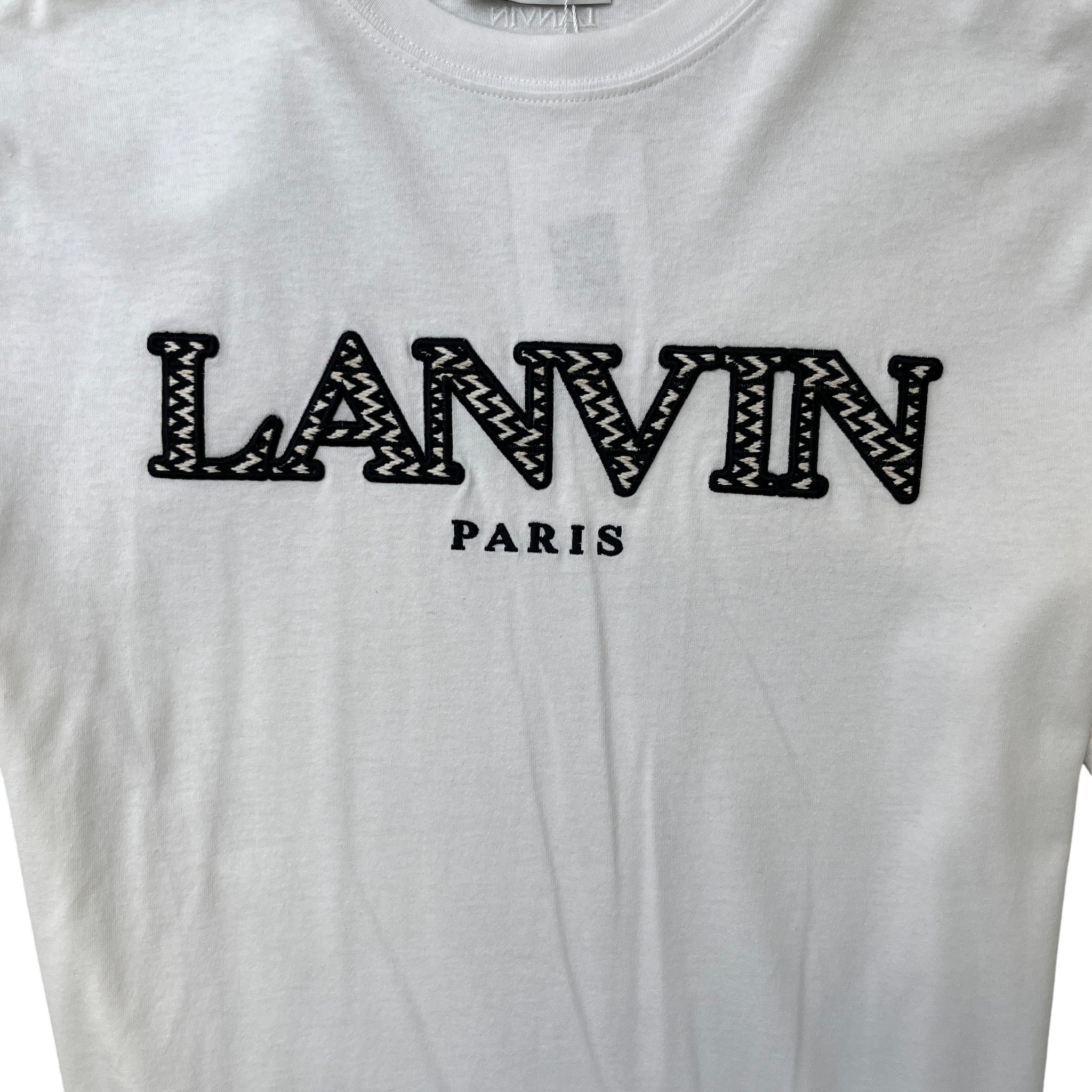 Men's Logo Print T-Shirt White Size S