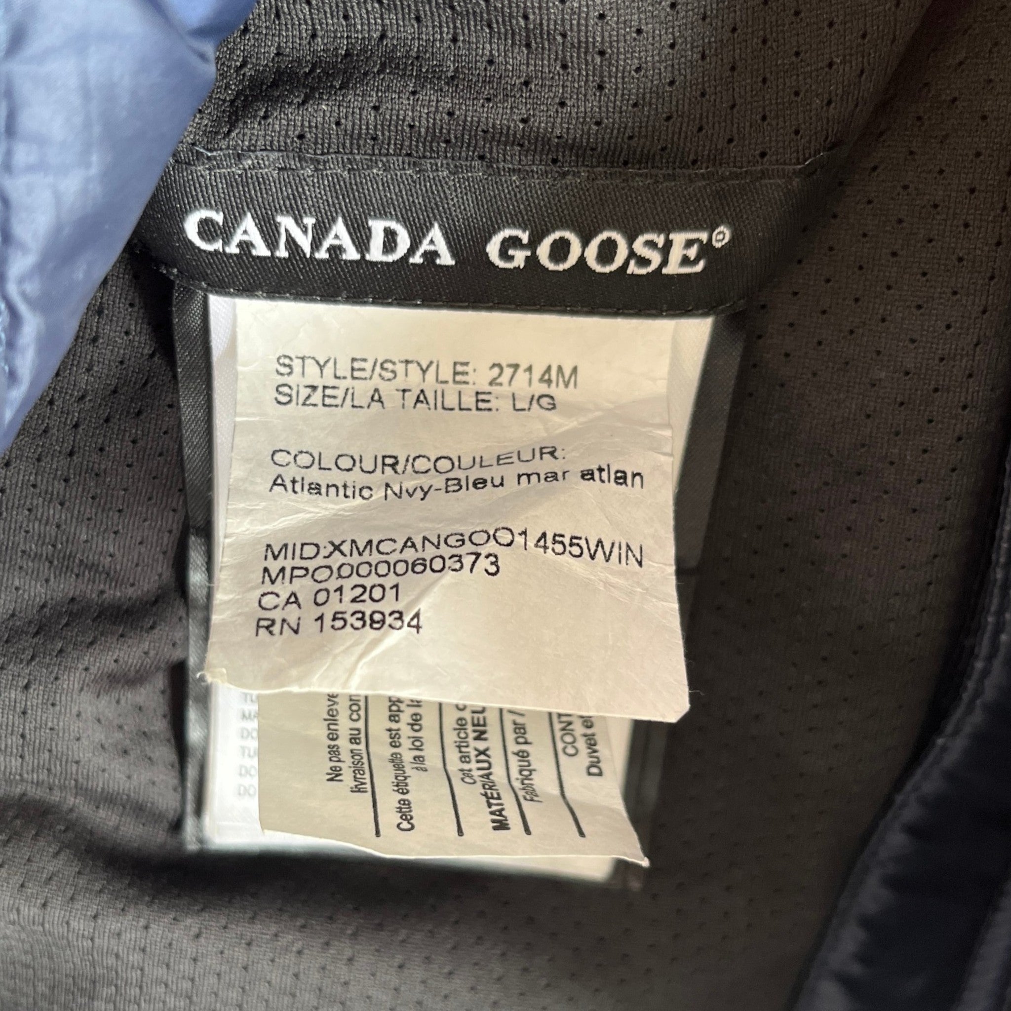 Men's Hybridge Lite Down Jacket Navy Size L
