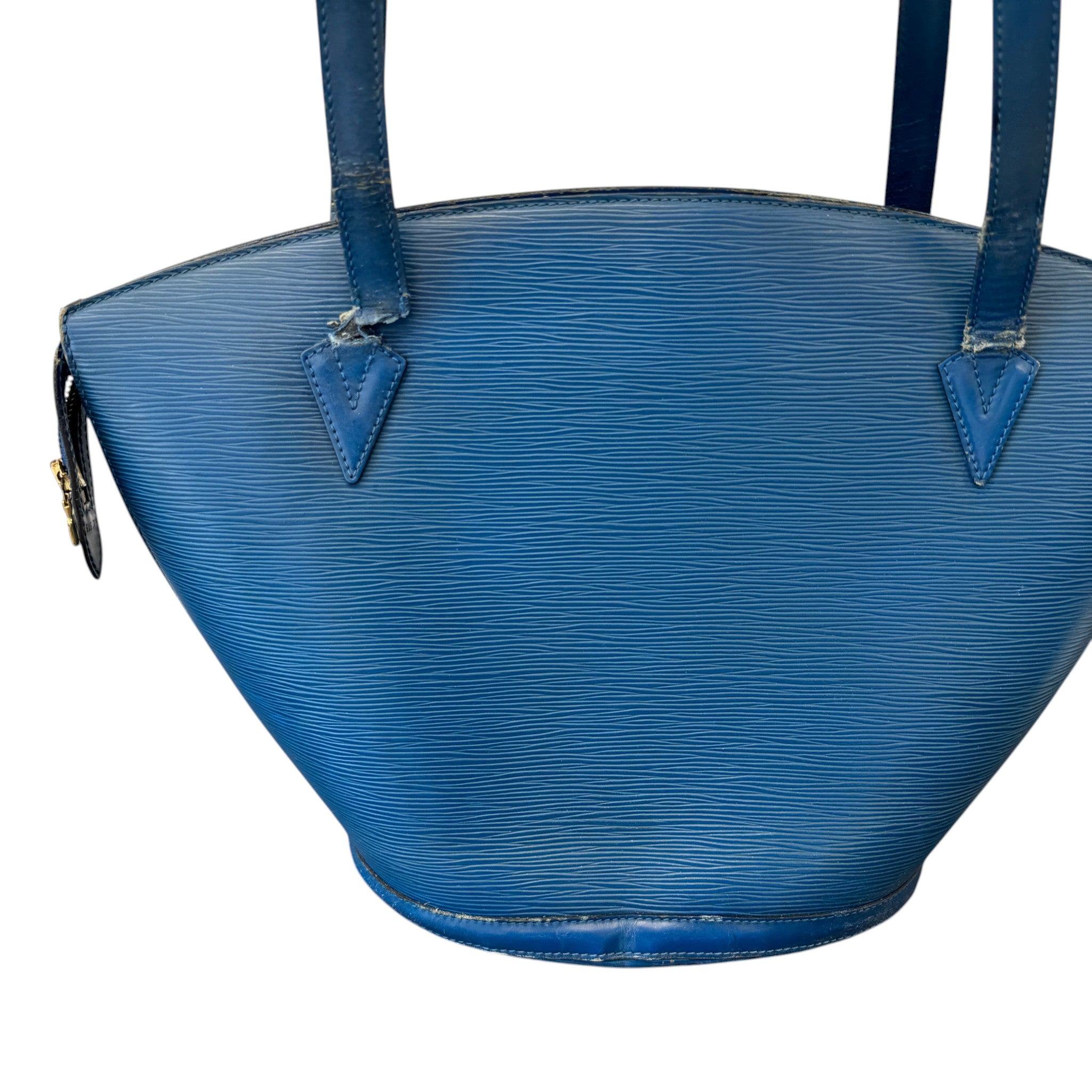 Women's Epi Saint Jacques Handbag Blue