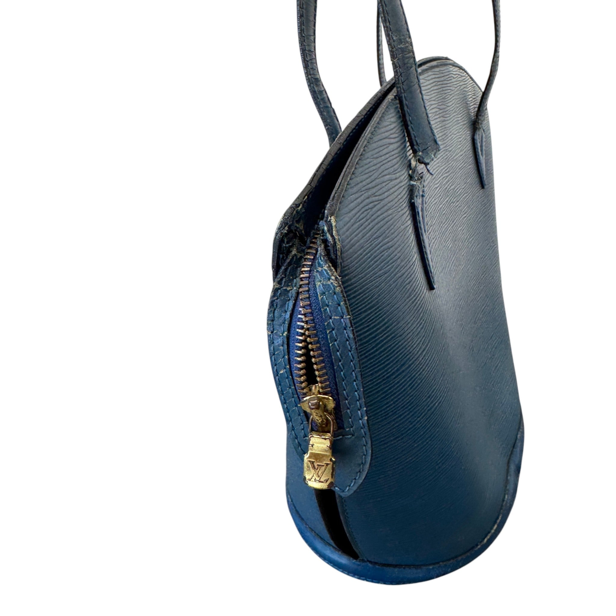Women's Epi Saint Jacques Handbag Blue