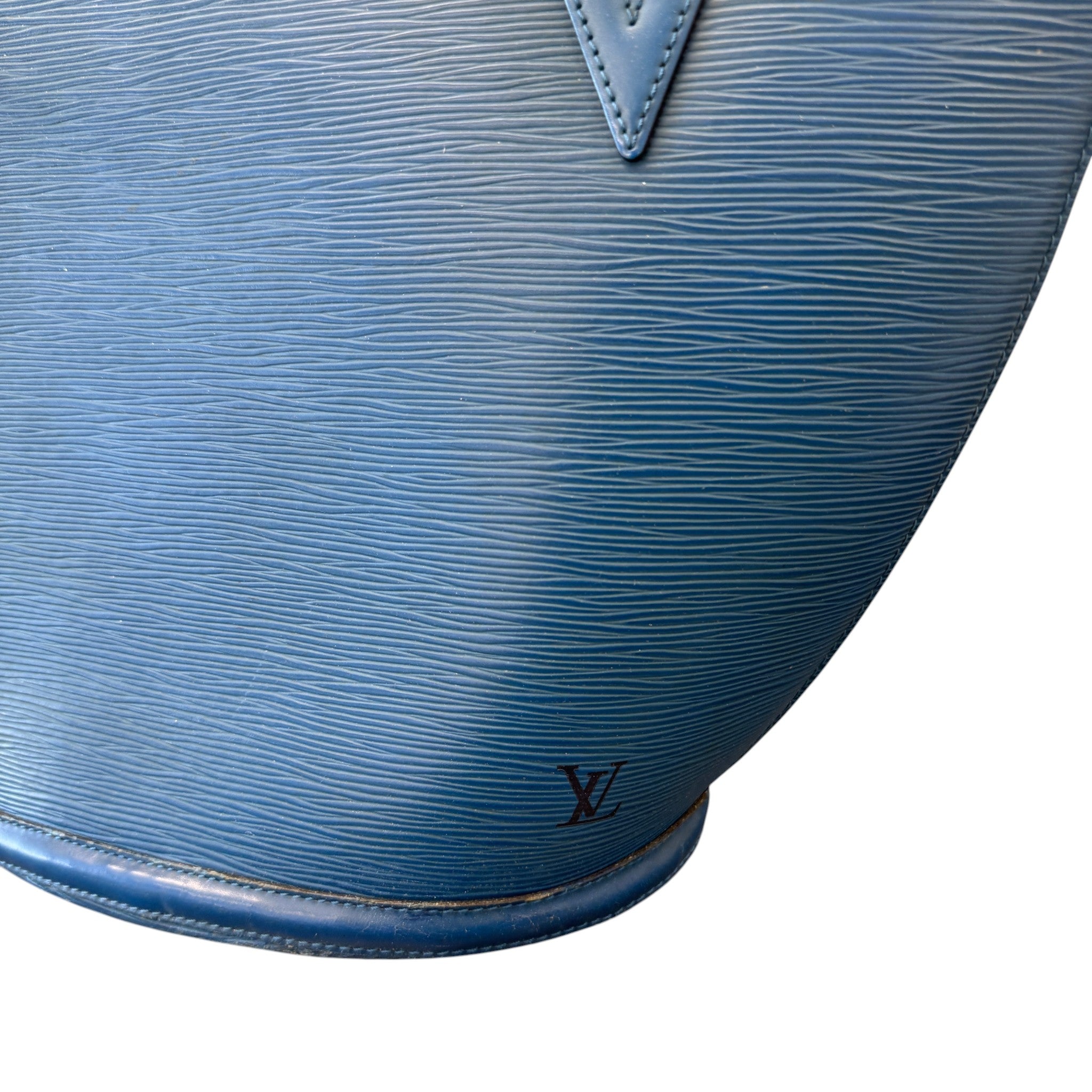 Women's Epi Saint Jacques Handbag Blue