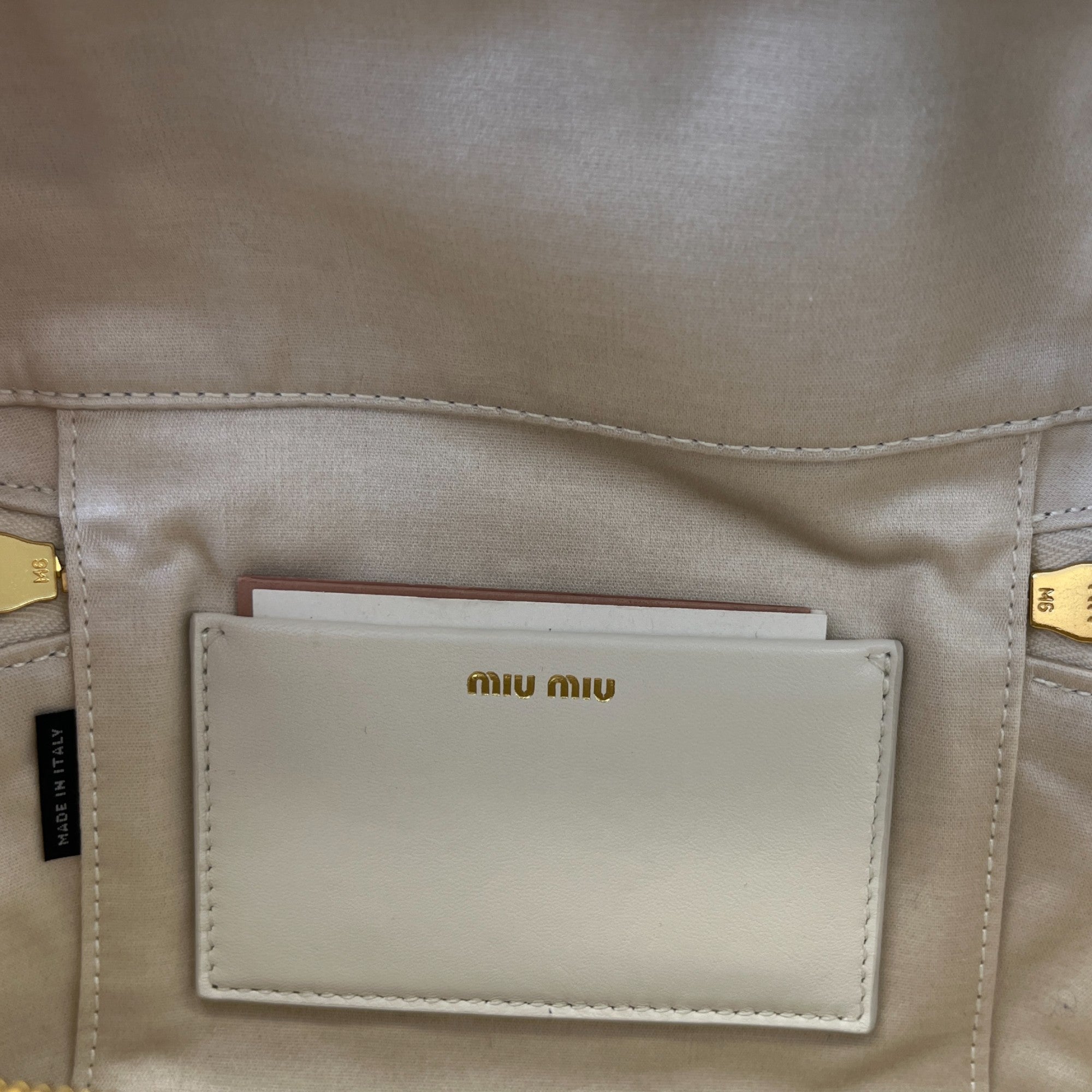 Women's Matelasse Bag Cream